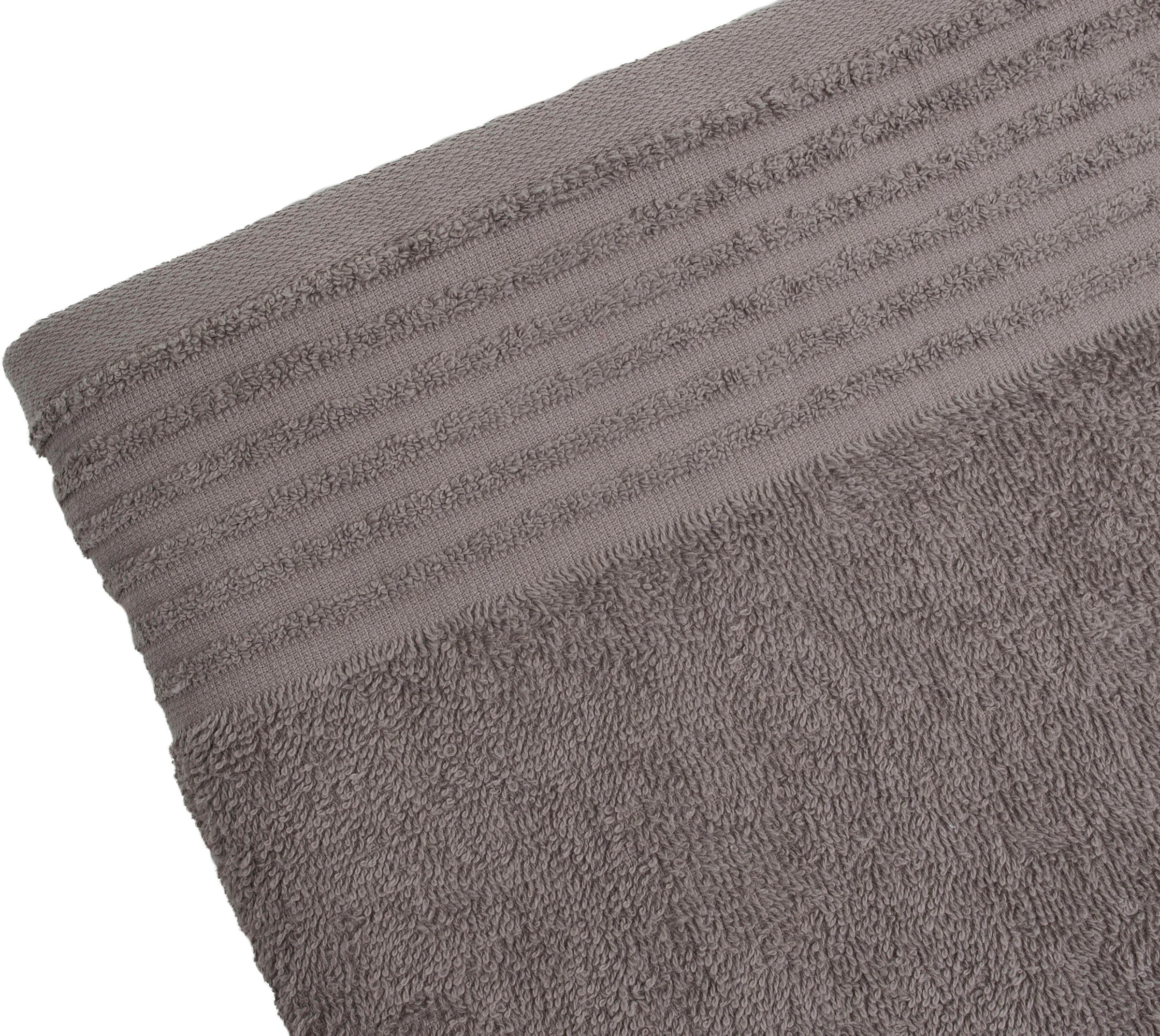 Gözze Gästehandtücher "Hanna" Set, Uni Farben, strukturierte Bordüre, 100% günstig online kaufen