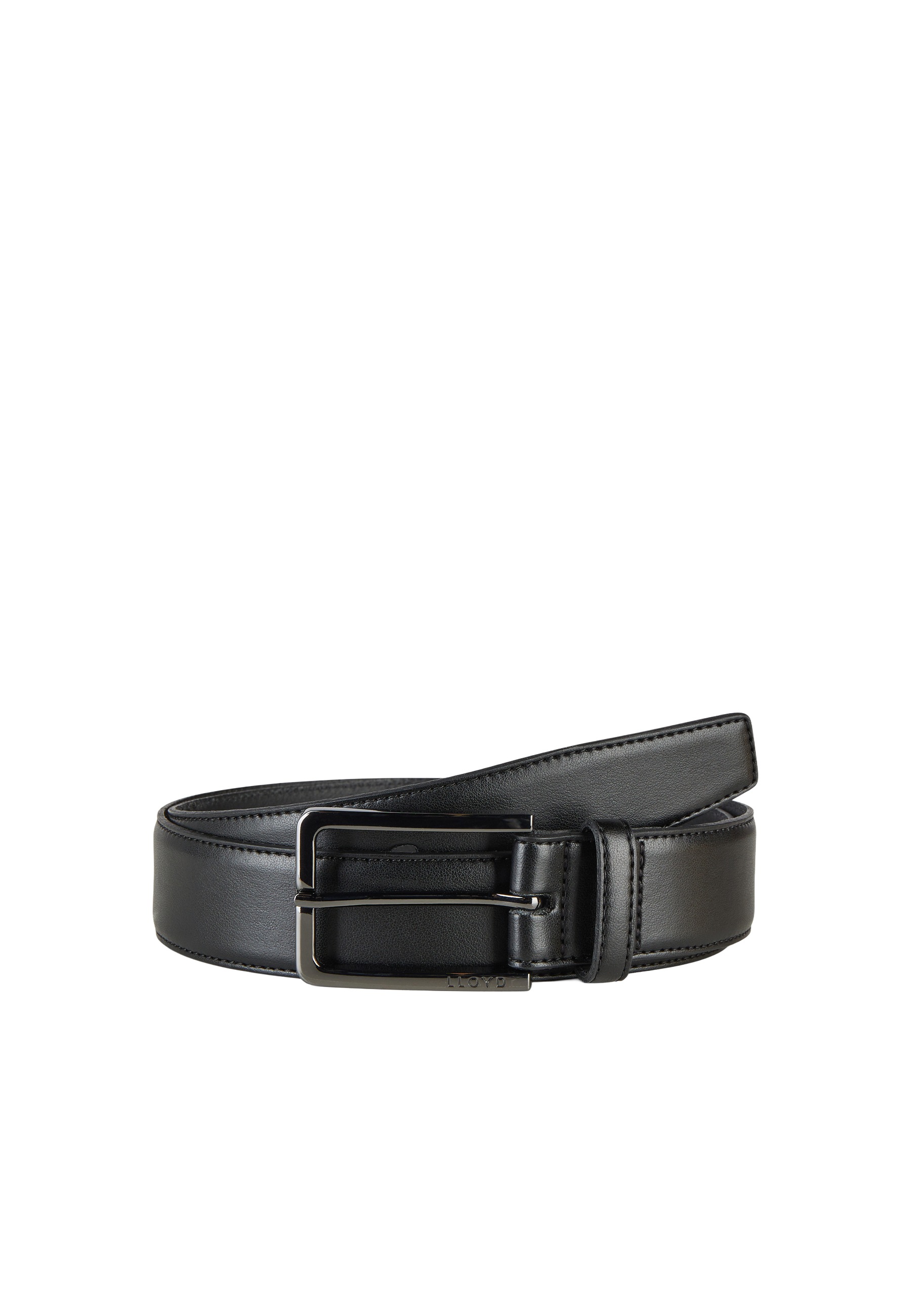 Ledergürtel LLOYD MEN’S BELTS "Lloyd Belts Herrengürtel 0404", Damen, Gr. 85, schwarz, Leder, Gürtel Ledergürtel 2