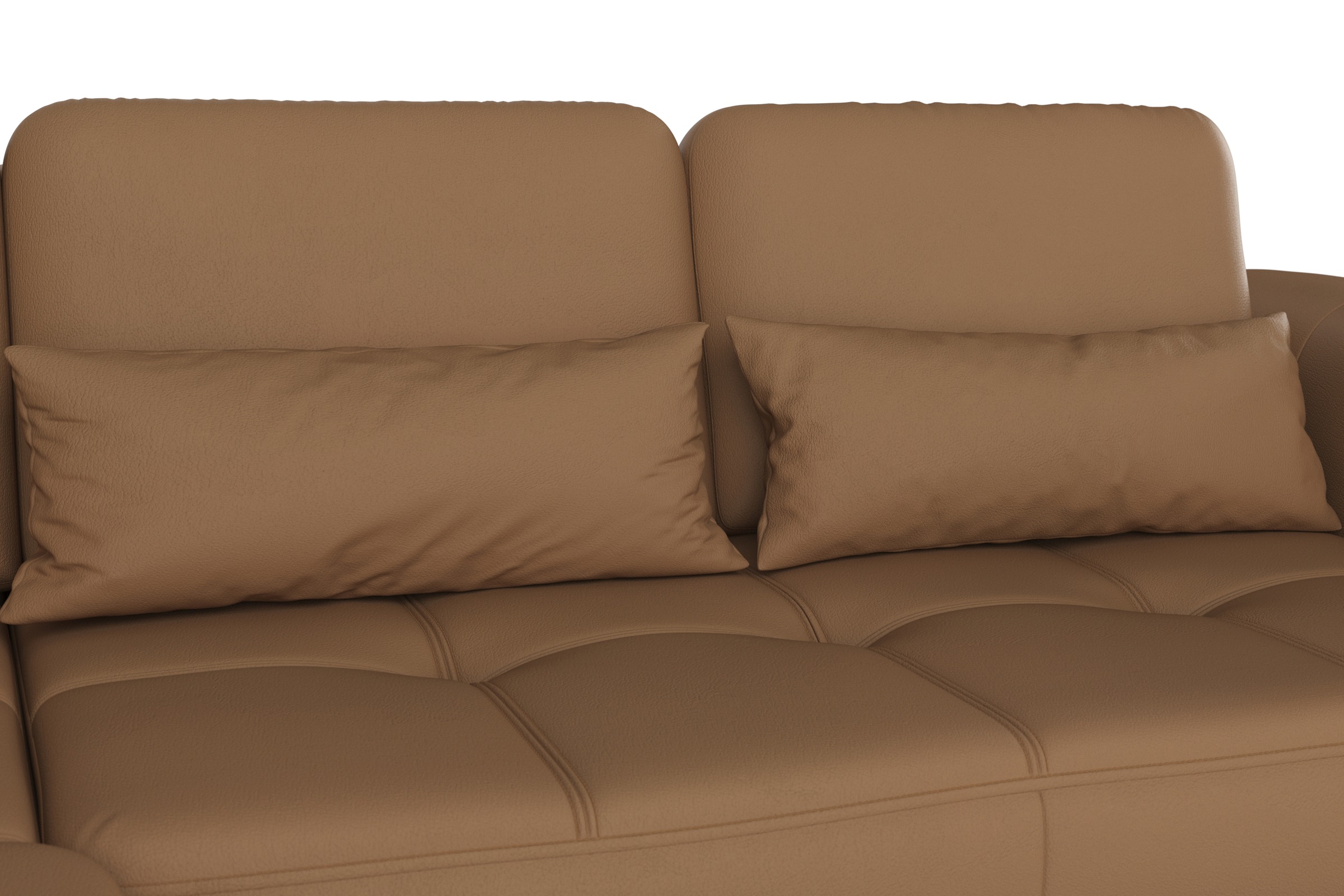 sit&more Ecksofa »Bendigo L-Form«, inklusive Sitztiefenverstellung, Bodenfreiheit 15 cm, in 2 Fußfarben