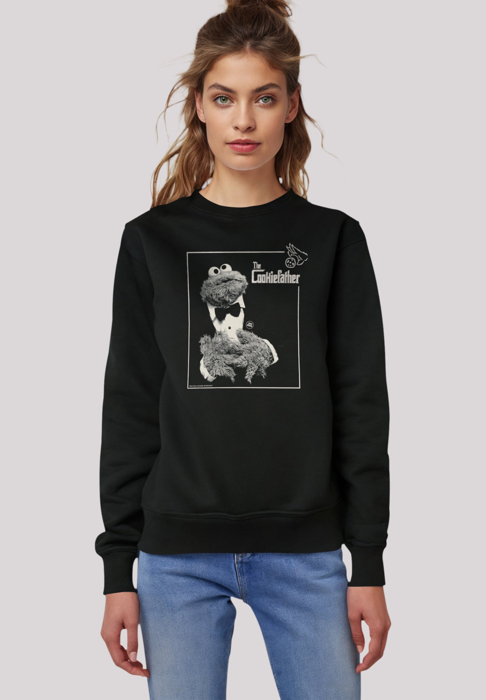 F4NT4STIC Sweatshirt »Sesamstraße The Cookiefather«, Premium Qualität,Nostalgie, Fernsehserie