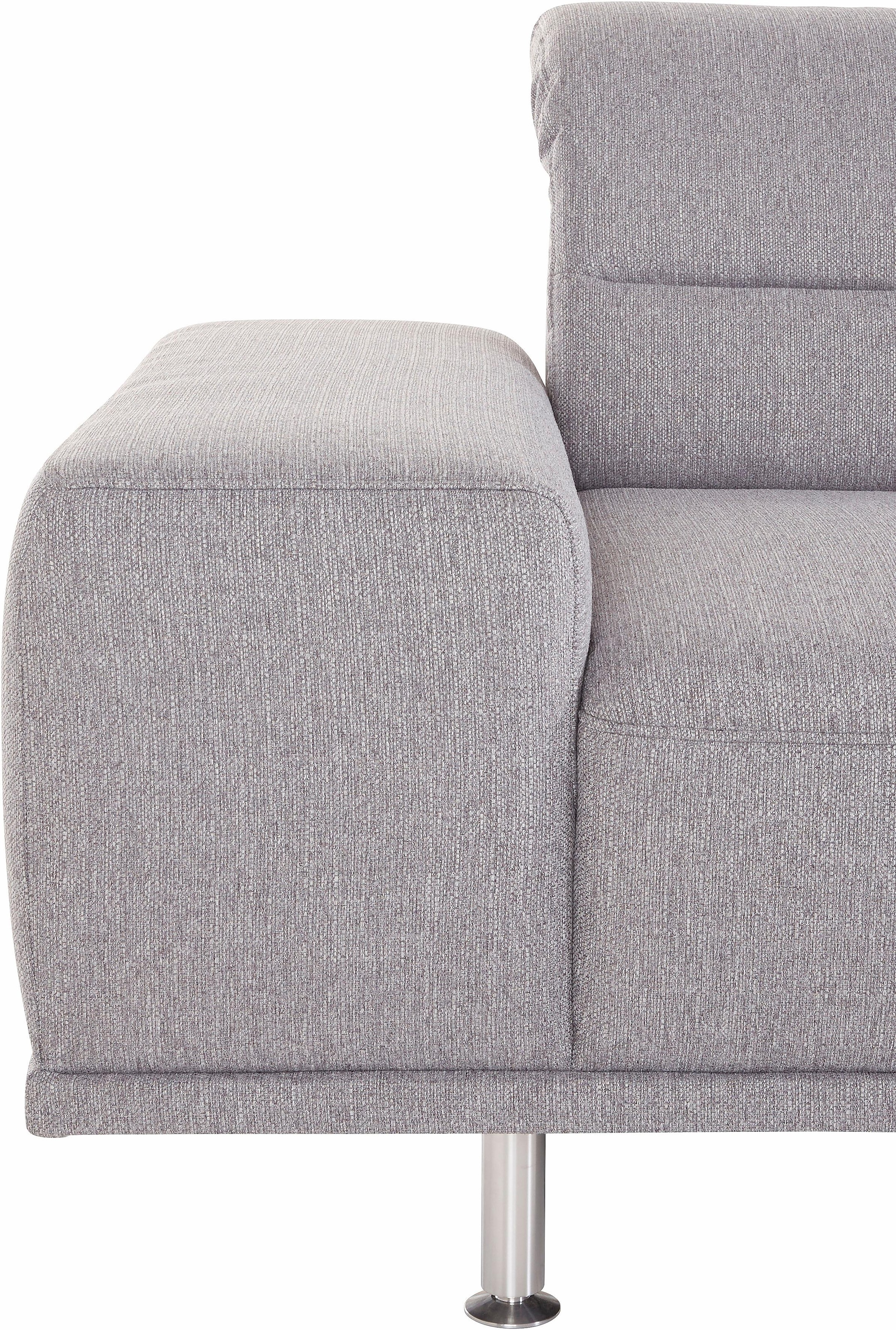 sit&more Ecksofa »Mariola L-Form«, mit Recamiere und Federkern, inklusive Sitztiefenverstellung