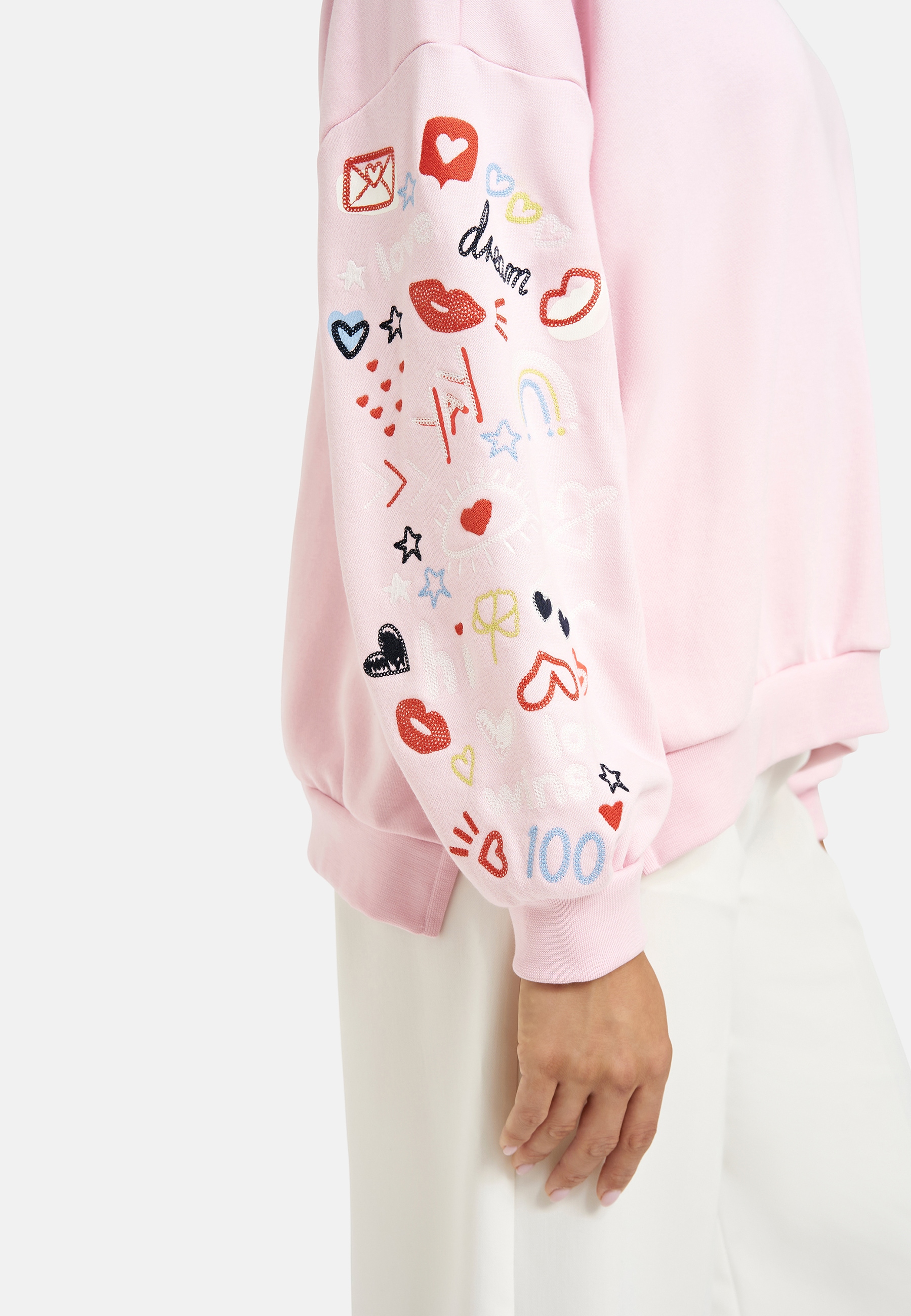 Smith & Soul Sweater , mit überschnittener Schulter & Seitenschlitze
