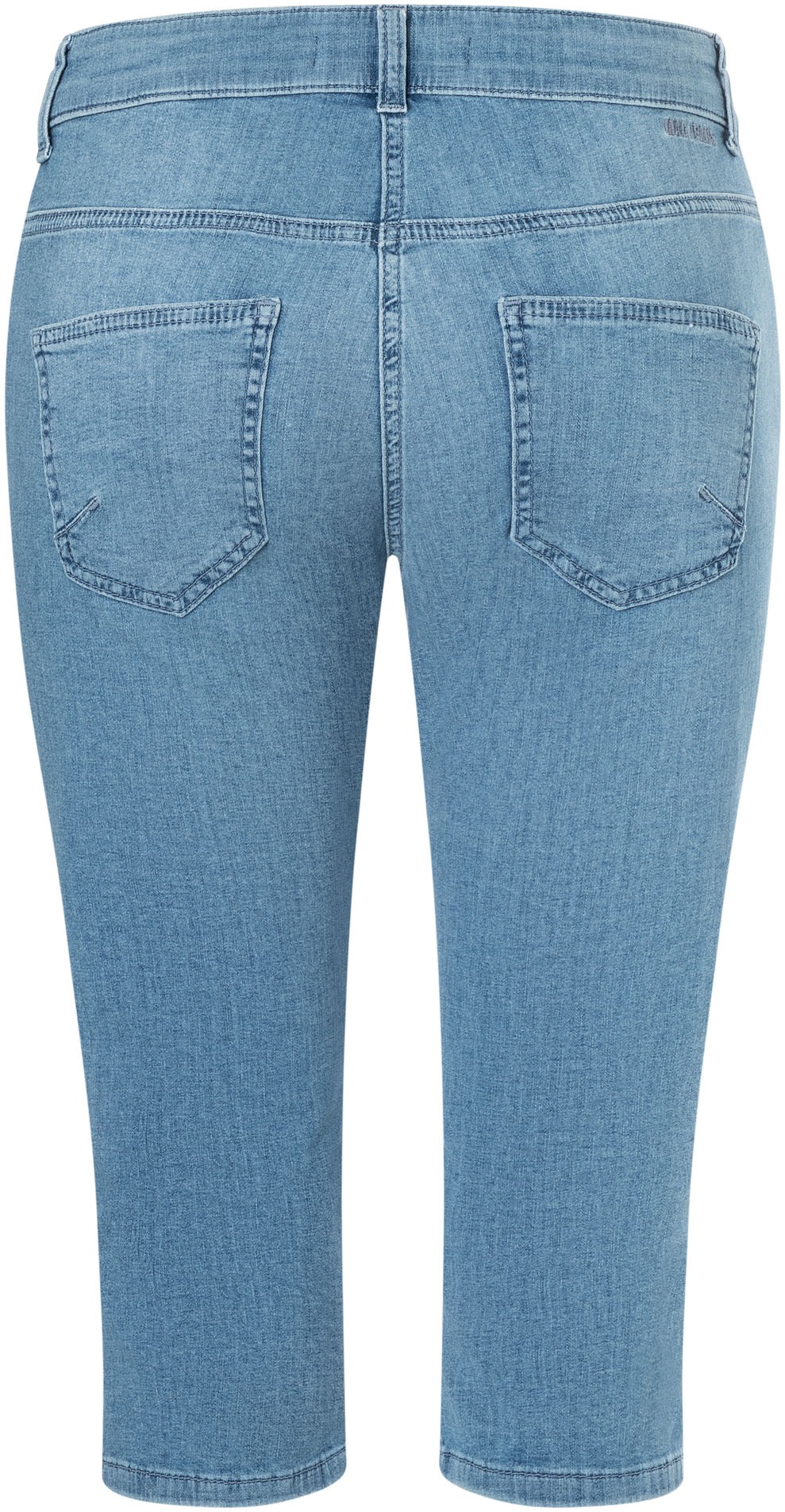 MAC Caprijeans "CAPRI", Eingelegte Zierfalten am Saum günstig online kaufen