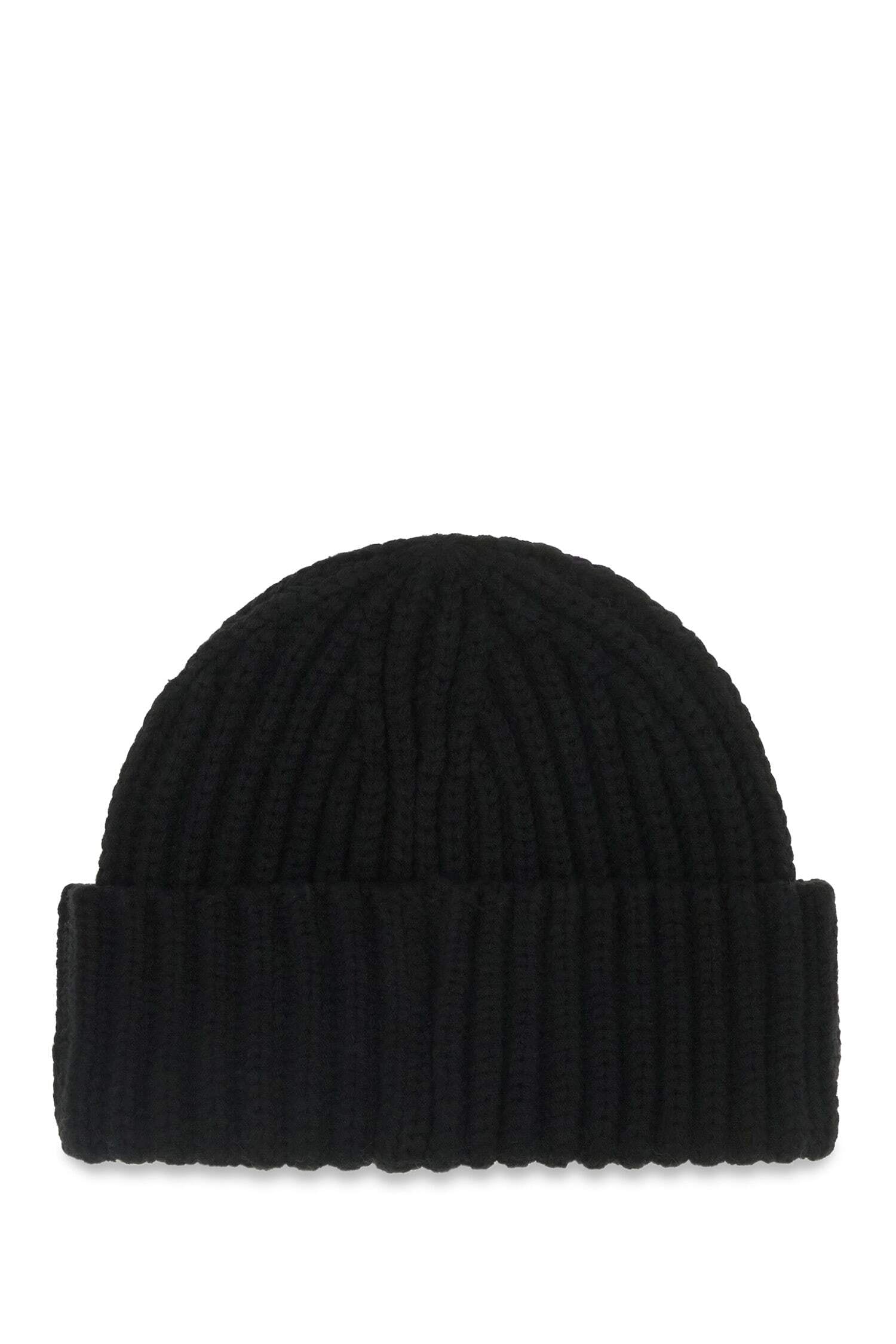 Guess Beanie »NOELLE II KNITTED BEANIE« mit Logo auf dem Umschlag