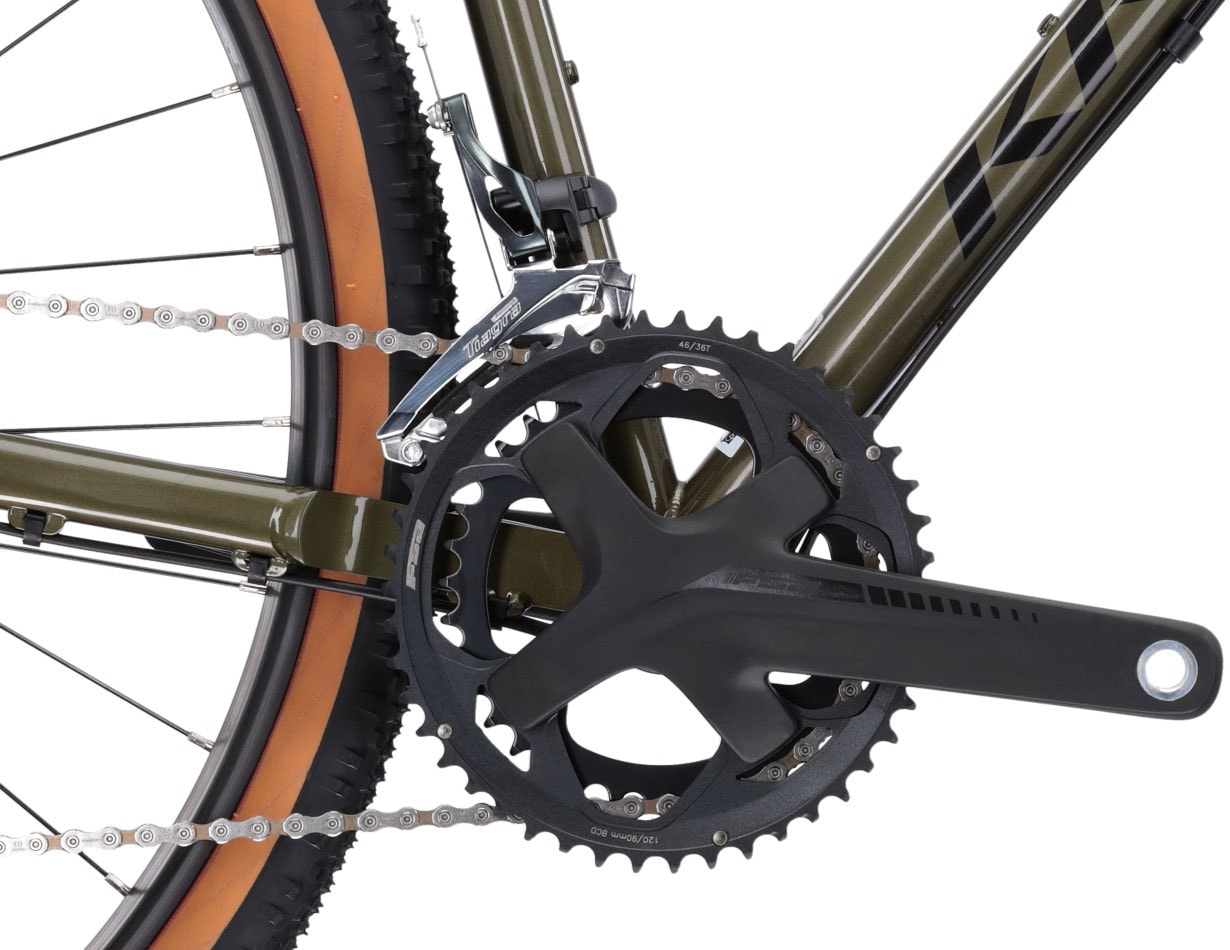 Kross Gravelbike »KROSS Gravelbike Esker 4.0 28" grün«, 20 Gang, Shimano, TIAGRA 4700 Schaltwerk, Kettenschaltung