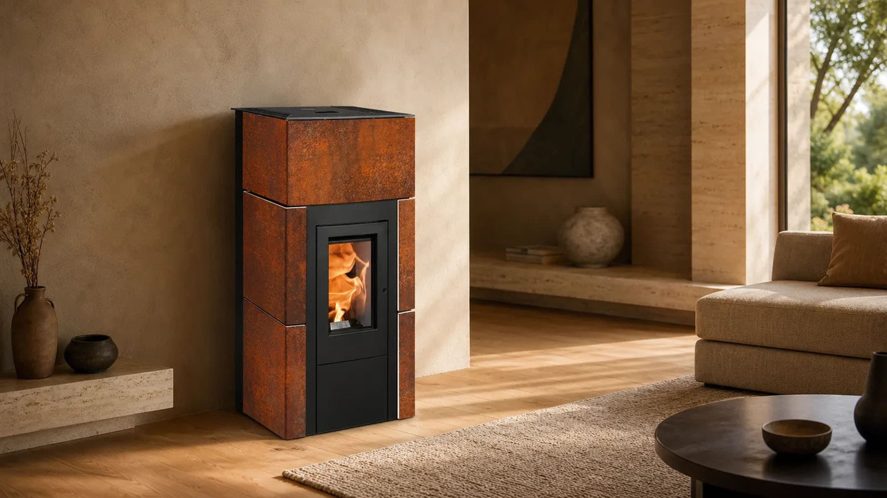 Haas + Sohn Pelletofen »HSP 6 HELENA-C-RLU 465.32« 2 tlg.