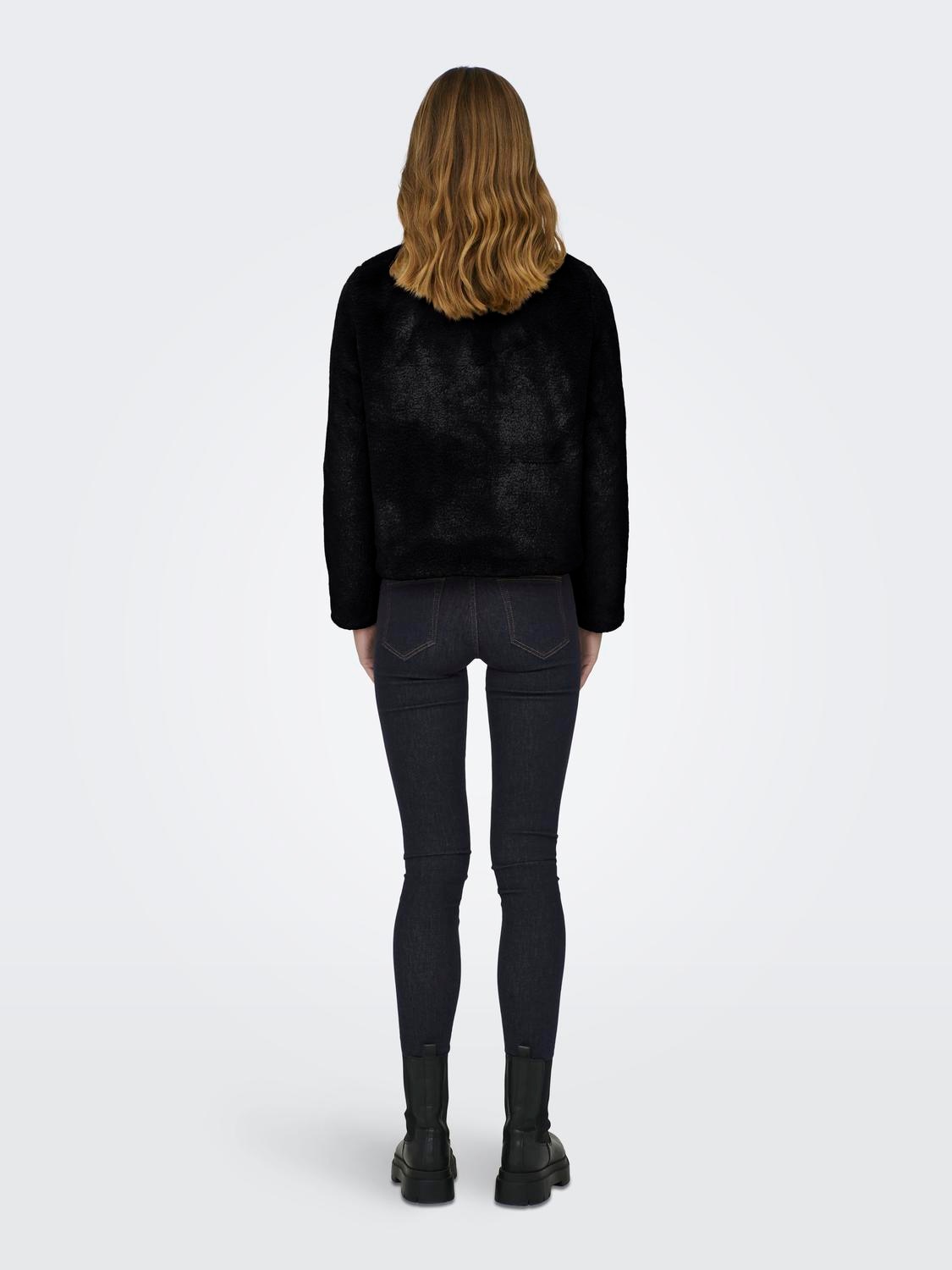 ONLY Fellimitatjacke "ONLNEWVIDA LIFE FAUX FUR JACKET OTW CC", ohne Kapuze günstig online kaufen