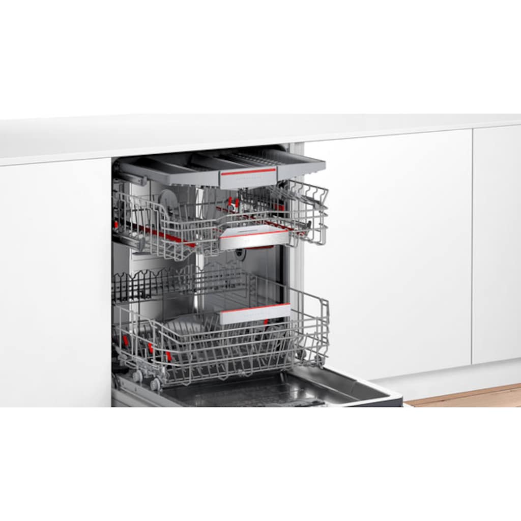 BOSCH teilintegrierbarer Geschirrspüler »SMI6ZCS49E«, Serie 6, SMI6ZCS49E, 14 Maßgedecke