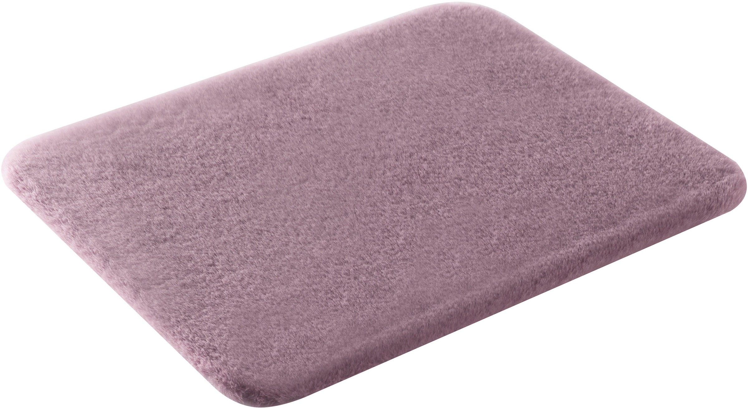 my home Badematte "Valeria, Kaninchenfell-Haptik" Höhe 20 mm rutschhemmend günstig online kaufen