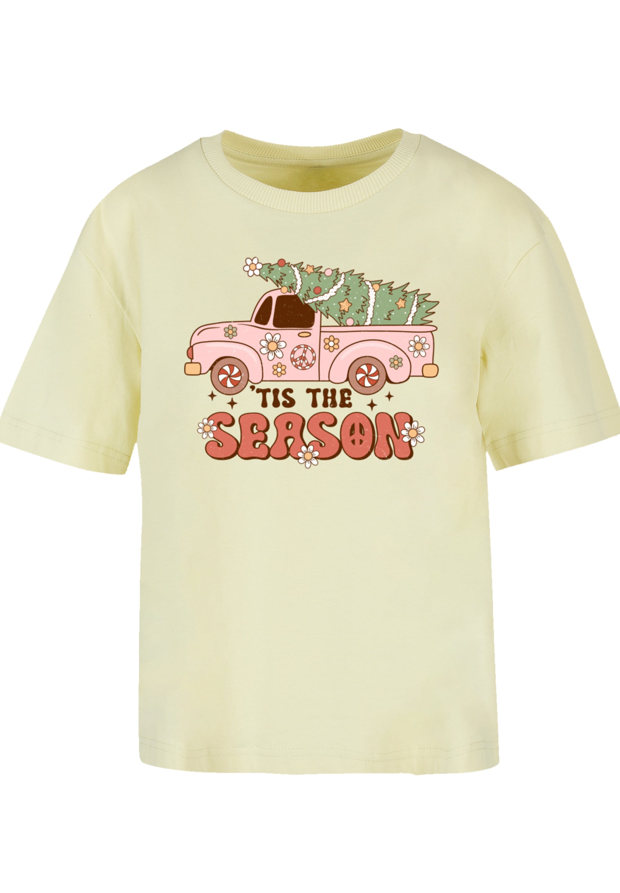 F4NT4STIC T-Shirt »Tis The Season Weihnachten Drivin Home«, Premium Qualität, Weihnachts-Kollection