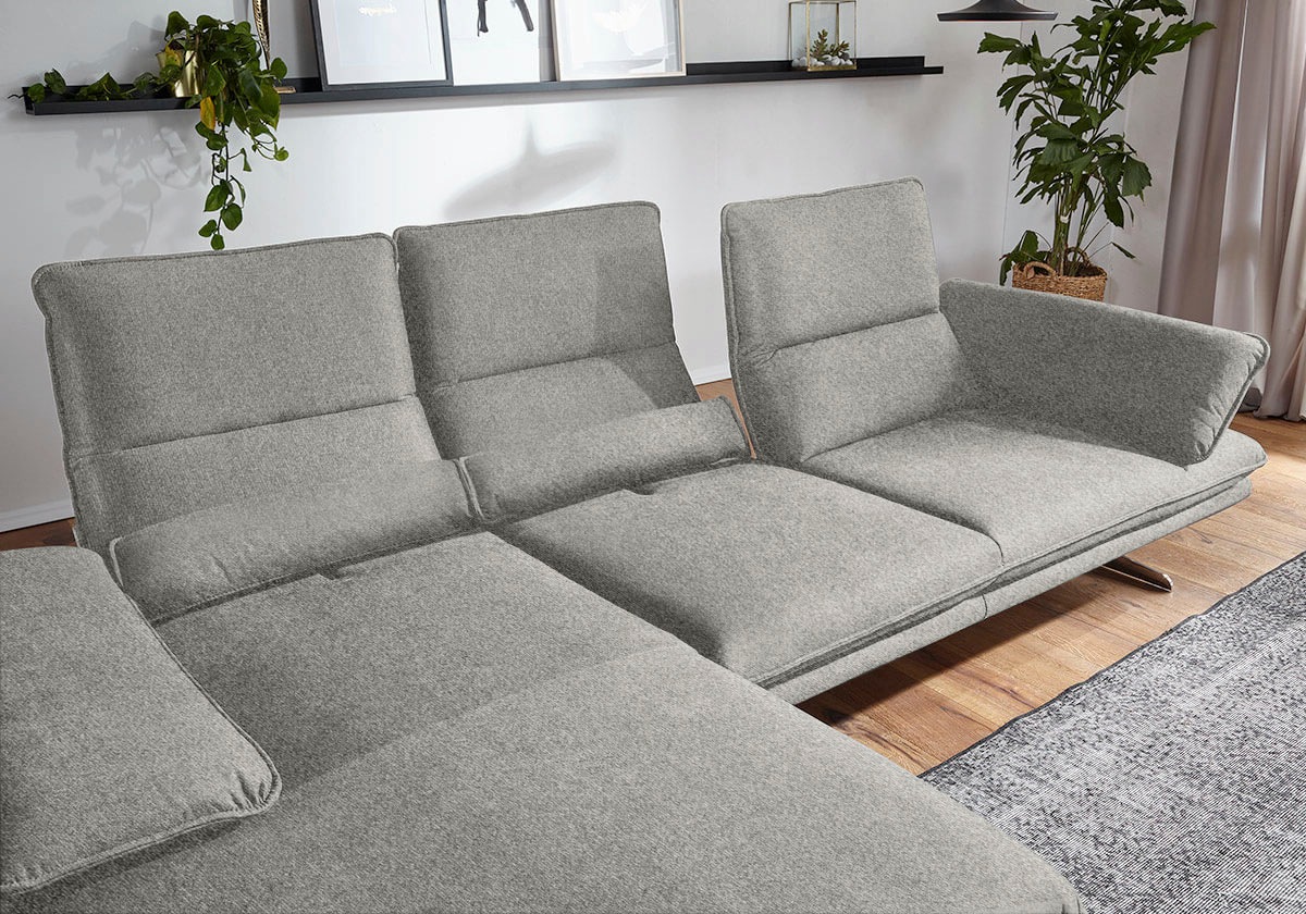 W.SCHILLIG Ecksofa "broadway, Designsofa mit tollem Sitzkomfort, L-Form" Si günstig online kaufen
