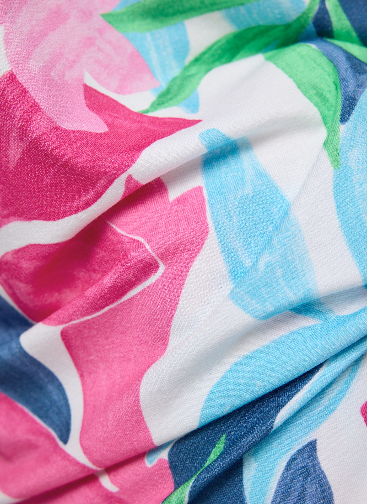 Rabe Print-Shirt "Rabe T-Shirt mit tropischem Allover-Print und V-Ausschnit günstig online kaufen