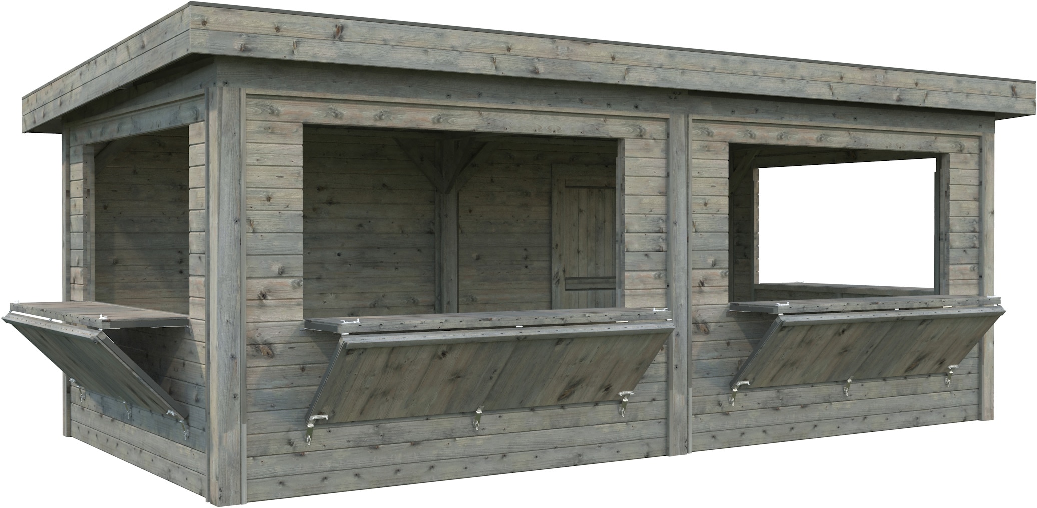 Palmako Holzpavillon "Lenna 16,6 m² Set 312" BxTxH: 628x340x245 cm