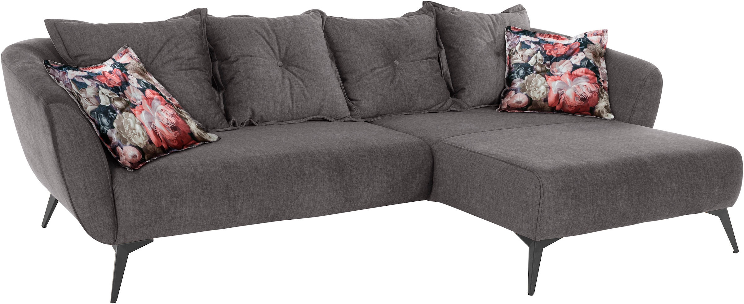 INOSIGN Ecksofa "Baggio romantische Polsterecke, bequem, Breite 277cm, L-Fo günstig online kaufen