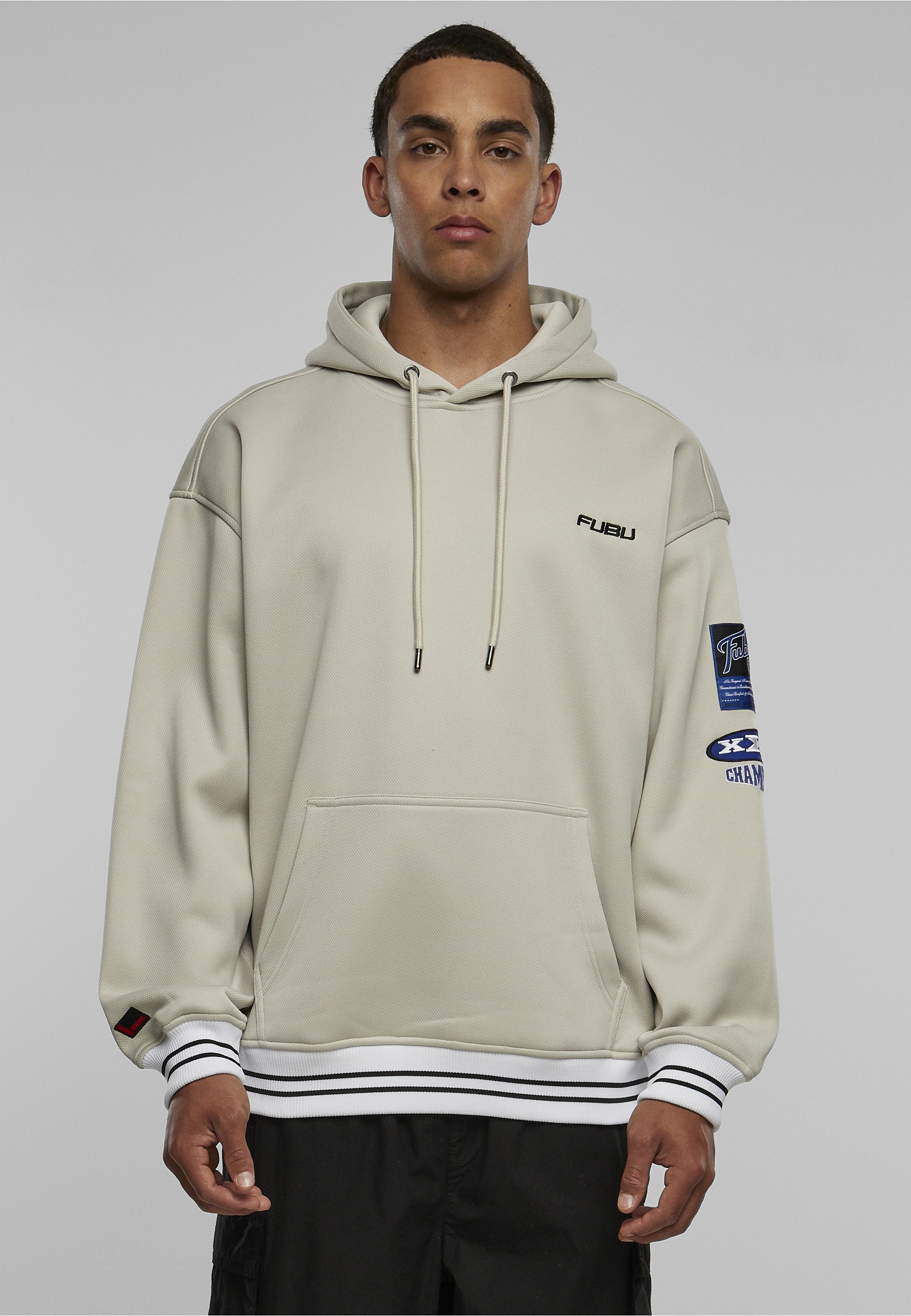 Fubu Kapuzensweatshirt »Fubu Herren FM233-012-1 FUBU Corporate Mesh Hoodie«, 1 Stk.
