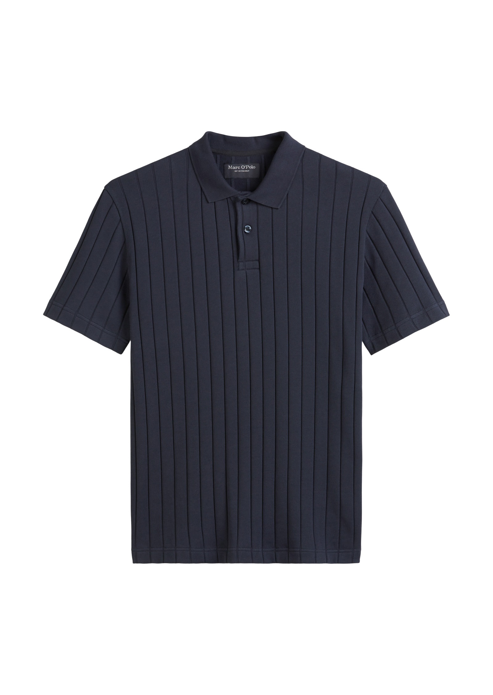 Marc O'Polo Poloshirt »mit breiter Rippstruktur«