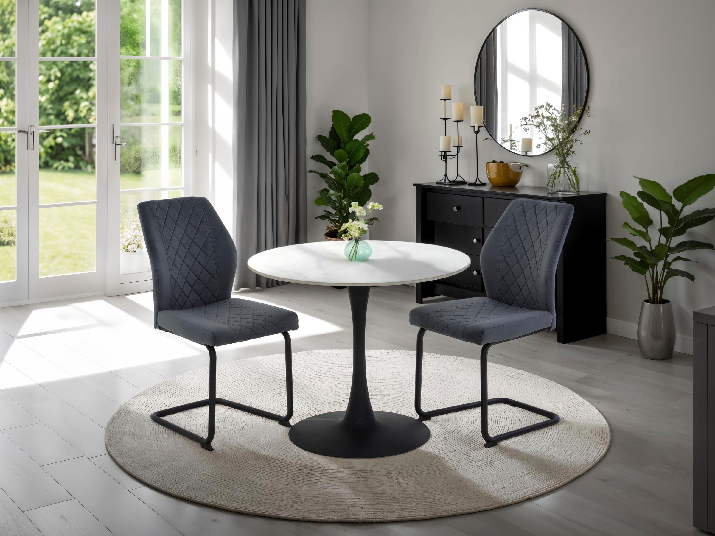 HELA Freischwinger "OSLO", (Set), 4 St., Microfaser-Samtvelours, Freischwin günstig online kaufen