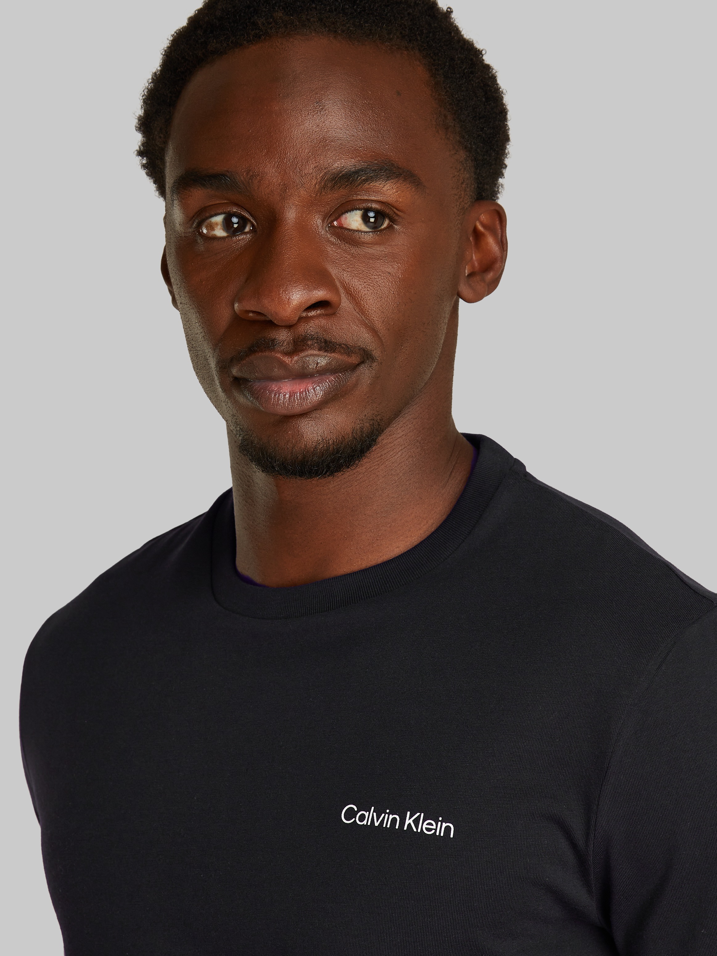 Calvin Klein T-Shirt "CP-LINEAR BOX LOGO T-SHIRT", in Unifarbe günstig online kaufen