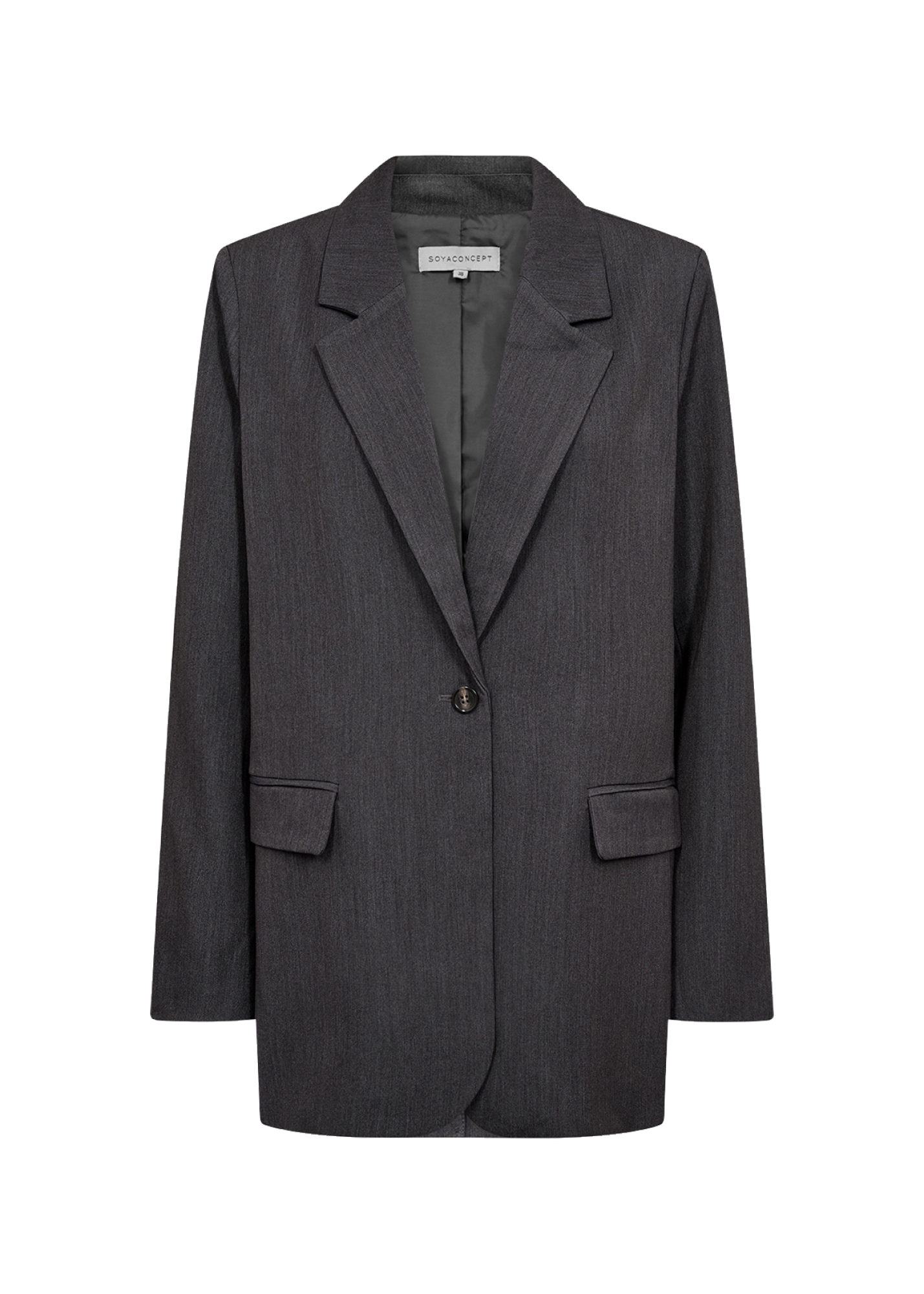 soyaconcept Longblazer »SC-ANN 2« Materialmix mit Stretch