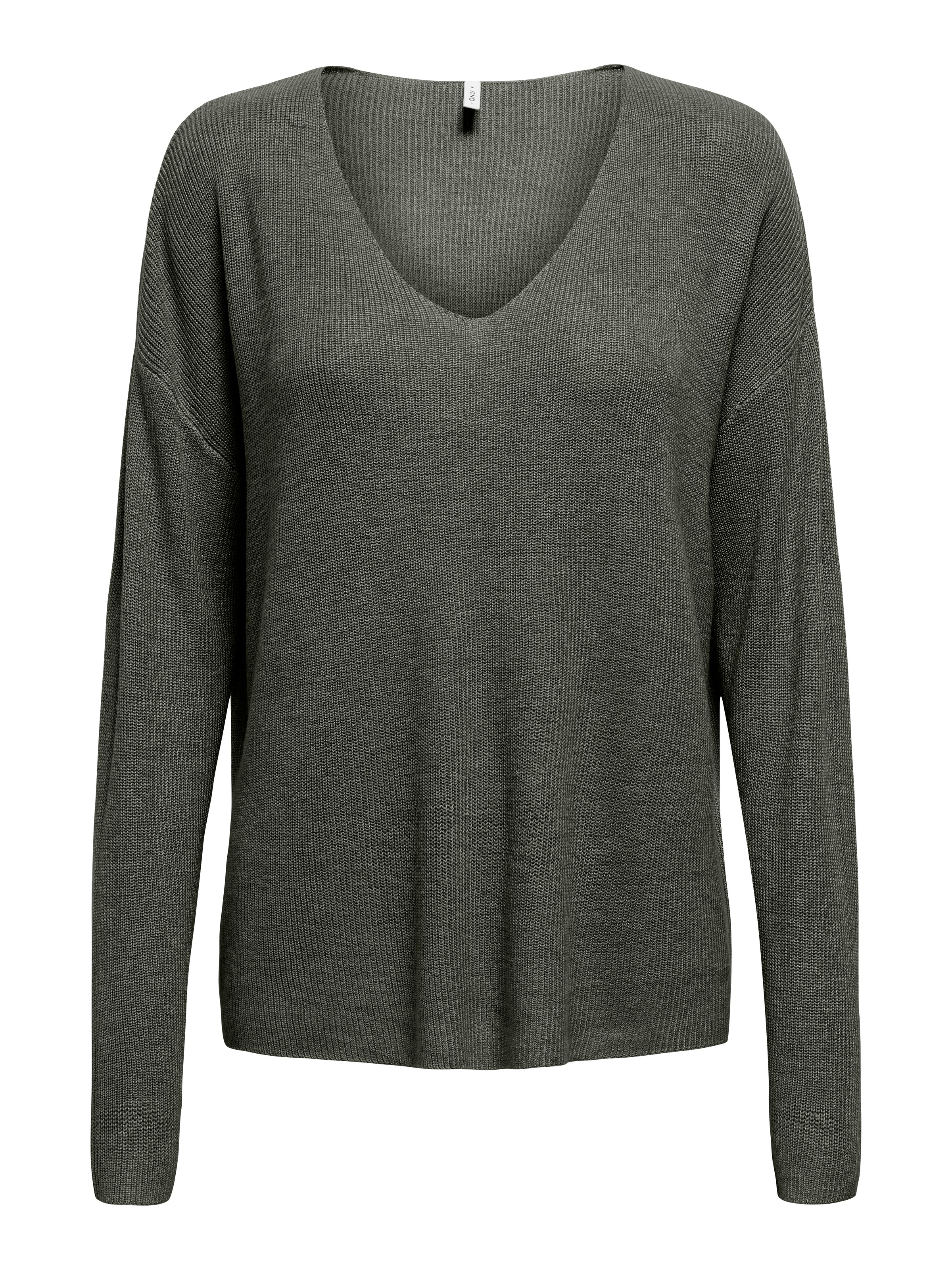 ONLY Strickpullover »ONLLECIA LIFE LS LOOSE V-NECK CC KNT«