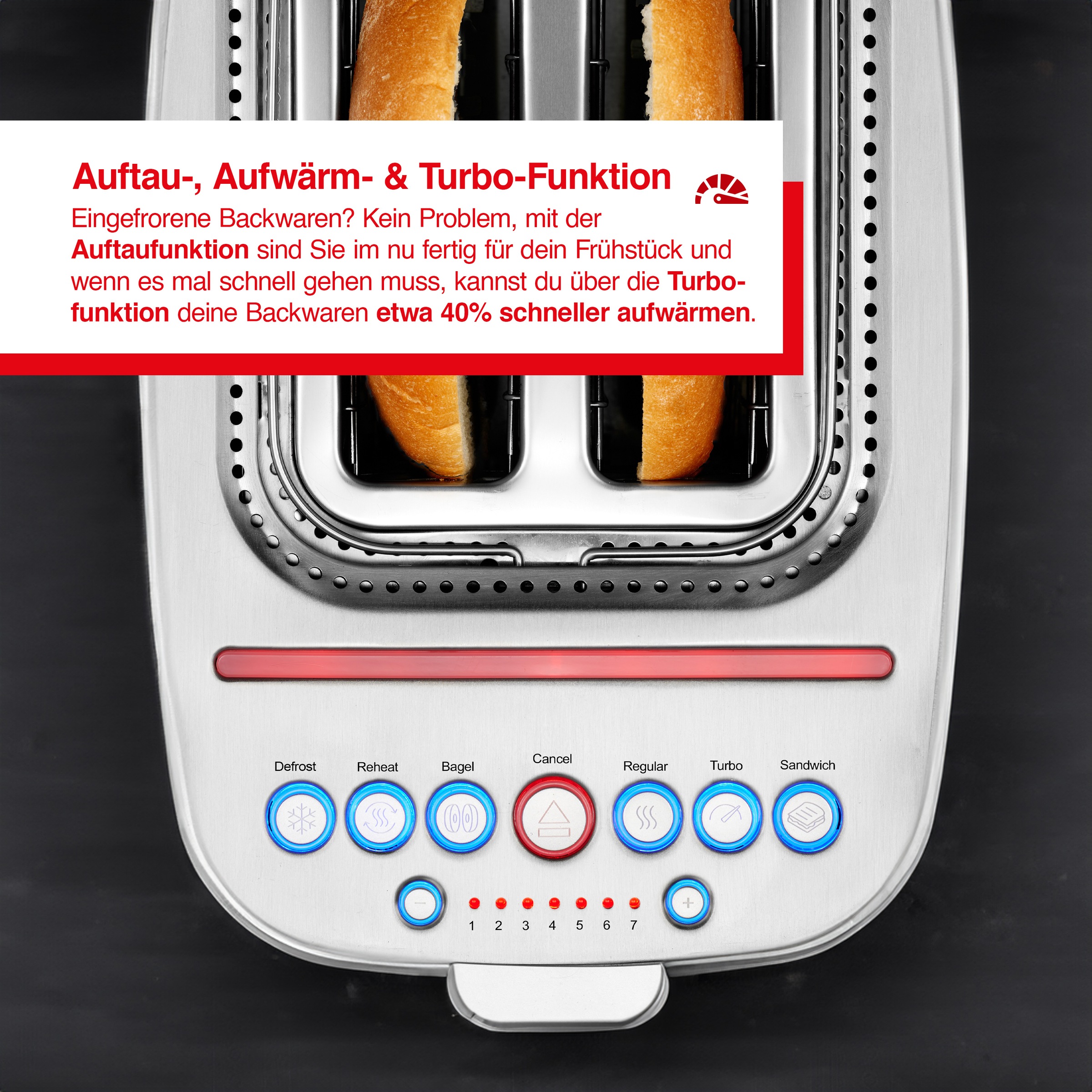 SOLIS OF SWITZERLAND 2-in-1-Toaster "Sandwich Toaster (Typ 8003)", silber, B:21cm H:18cm T:29cm, Toaster, 2 in 1 Toaster und Sandwichmaker 3