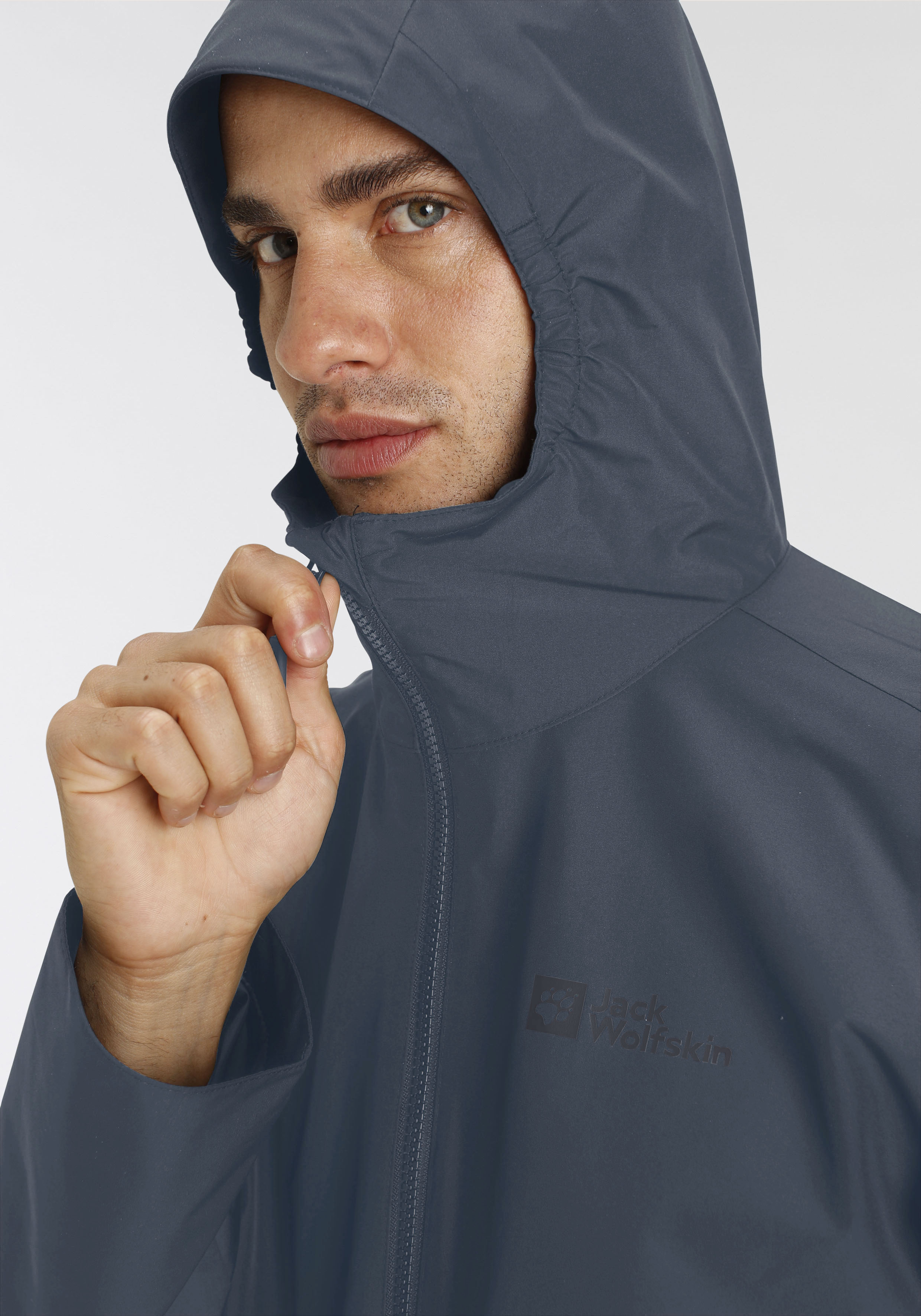 Thumbnail - Jack Wolfskin Funktionsjacke "FARWOOD JKT M" mit Kapuze Wärmend, winddicht, Übergangsjacke