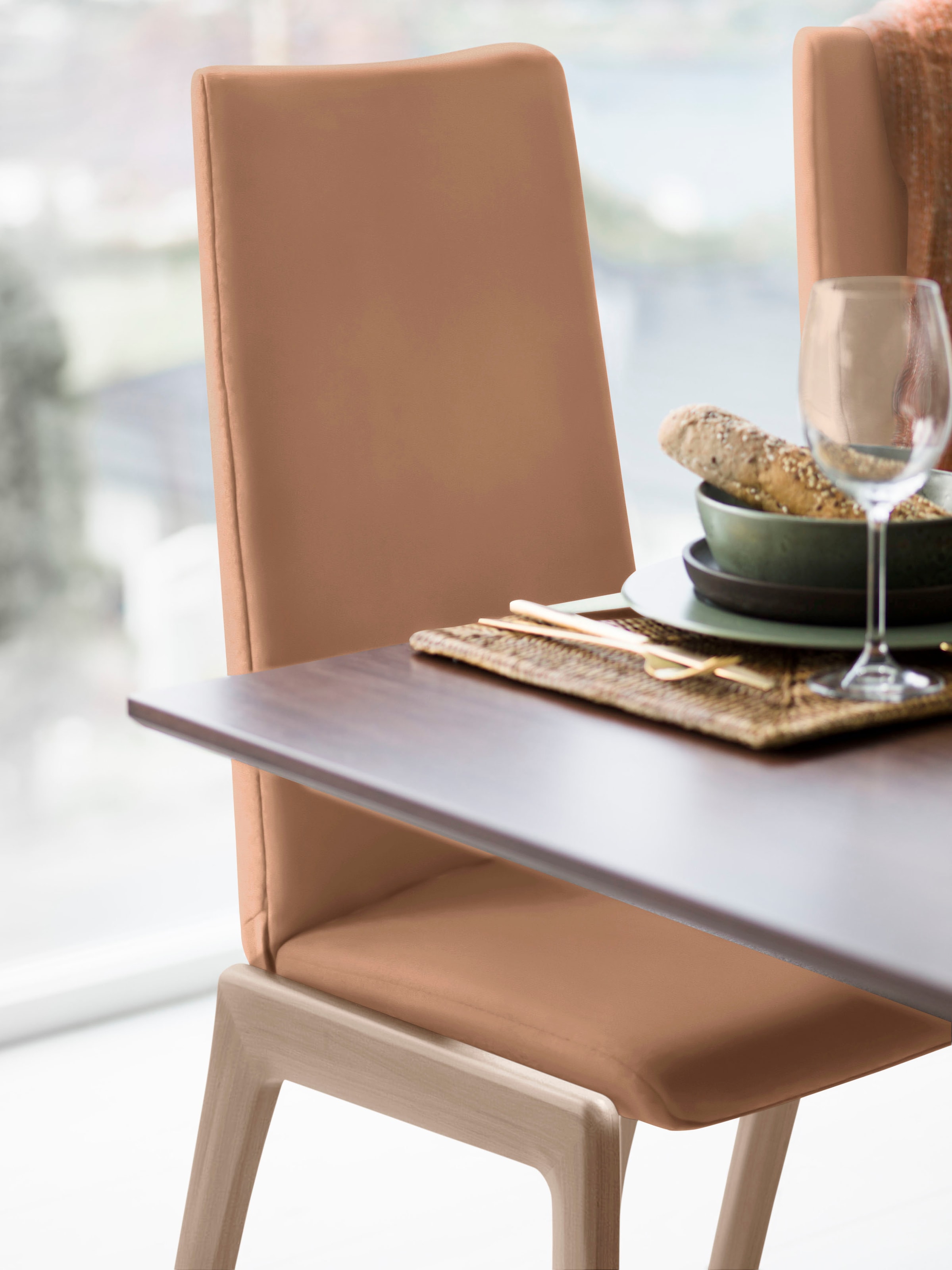 Stressless Polsterstuhl "Laurel" () High Back, Größe L, mit abgerundeten Be günstig online kaufen