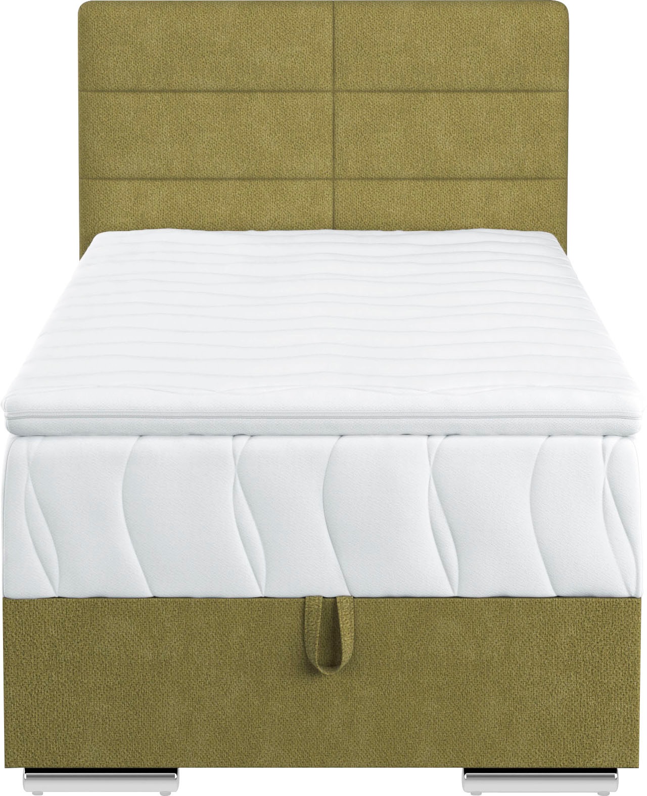 COTTA Boxspringbett Tom, mit Bettkasten, Topper und Zierkissen