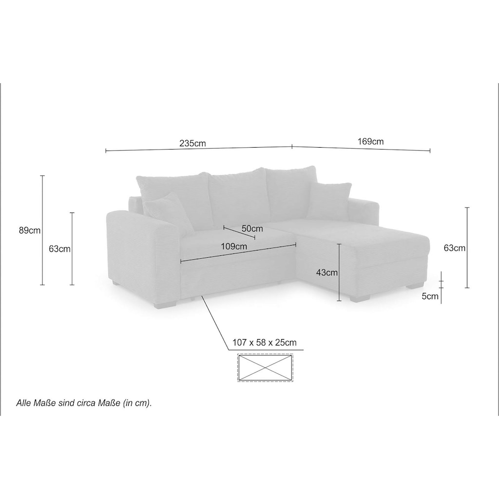 Jockenhöfer Gruppe Ecksofa »Elmau L-Form«