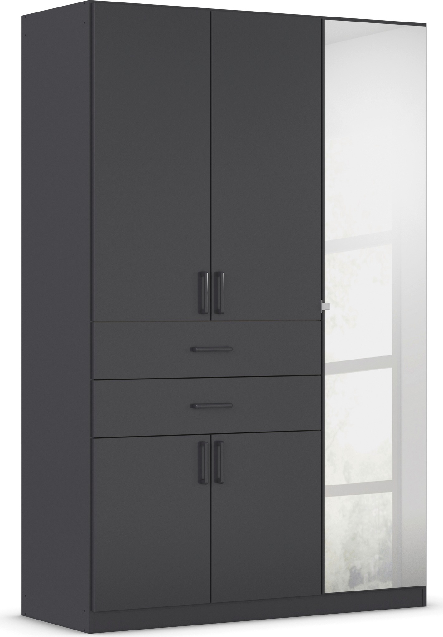 rauch Drehtürenschrank "Maika" mit Spiegel, 2 Schubladen, in verschiedenen günstig online kaufen