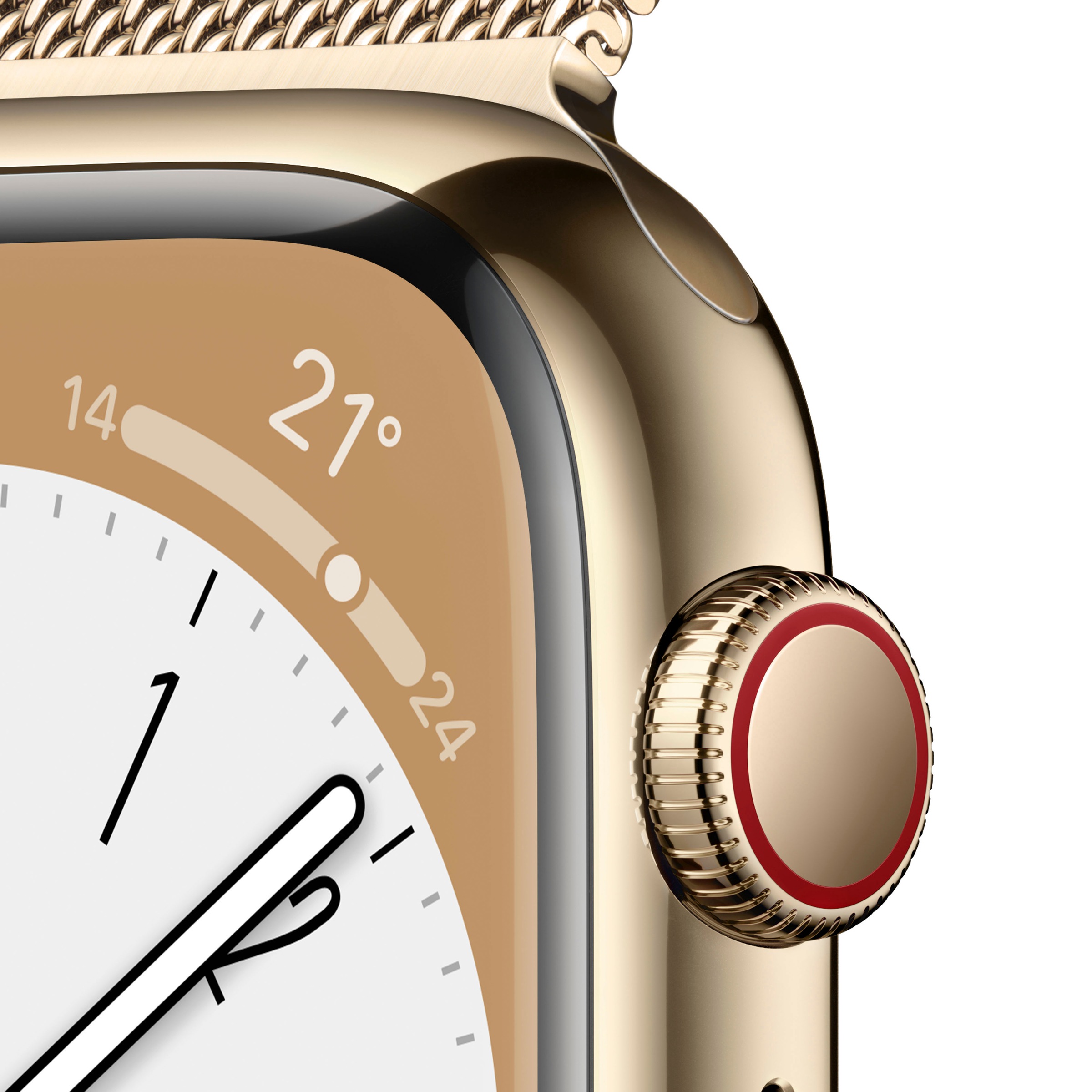 Apple Watch »Watch Series Handgelenk.) Edelstahl 8 BAUR Gesundheit. | Cellular + 45mm der GPS Milanaise«, (Die Zukunft Am