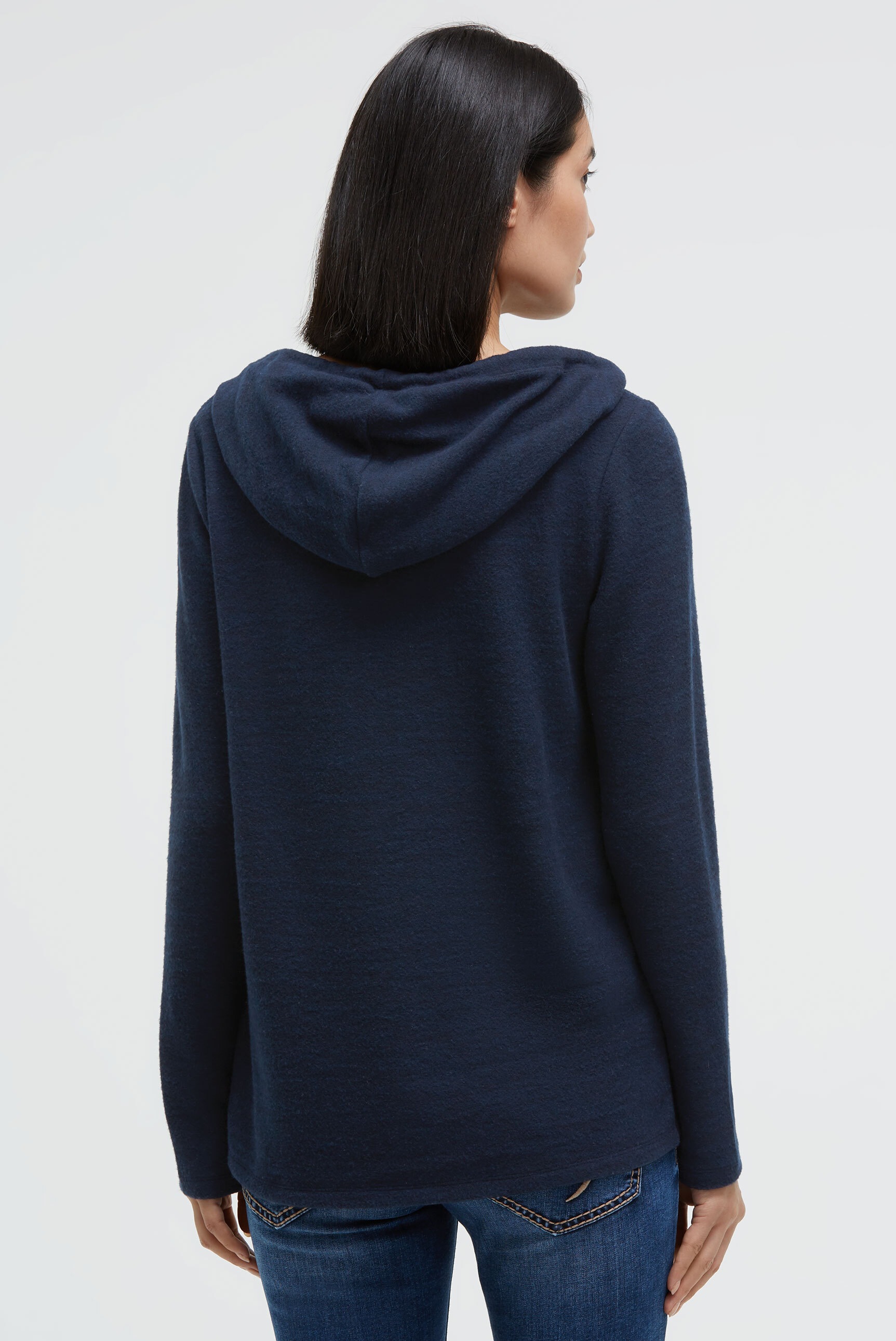 SOCCX Kapuzenpullover aus Flauschstrick