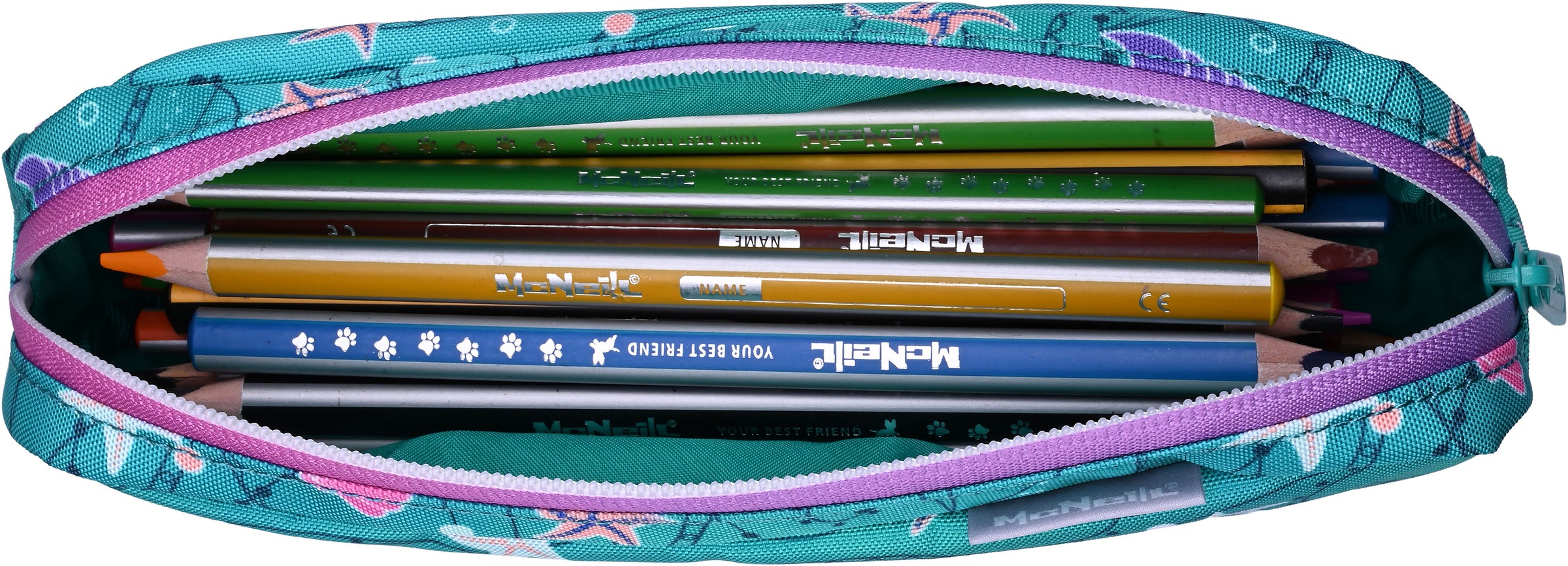 McNeill Schulranzen »Bravo, inkl. Etui, Turnbeutel,« Reflektierende Streifen auf den Schultergurten;Retroreflektierende Flächen
