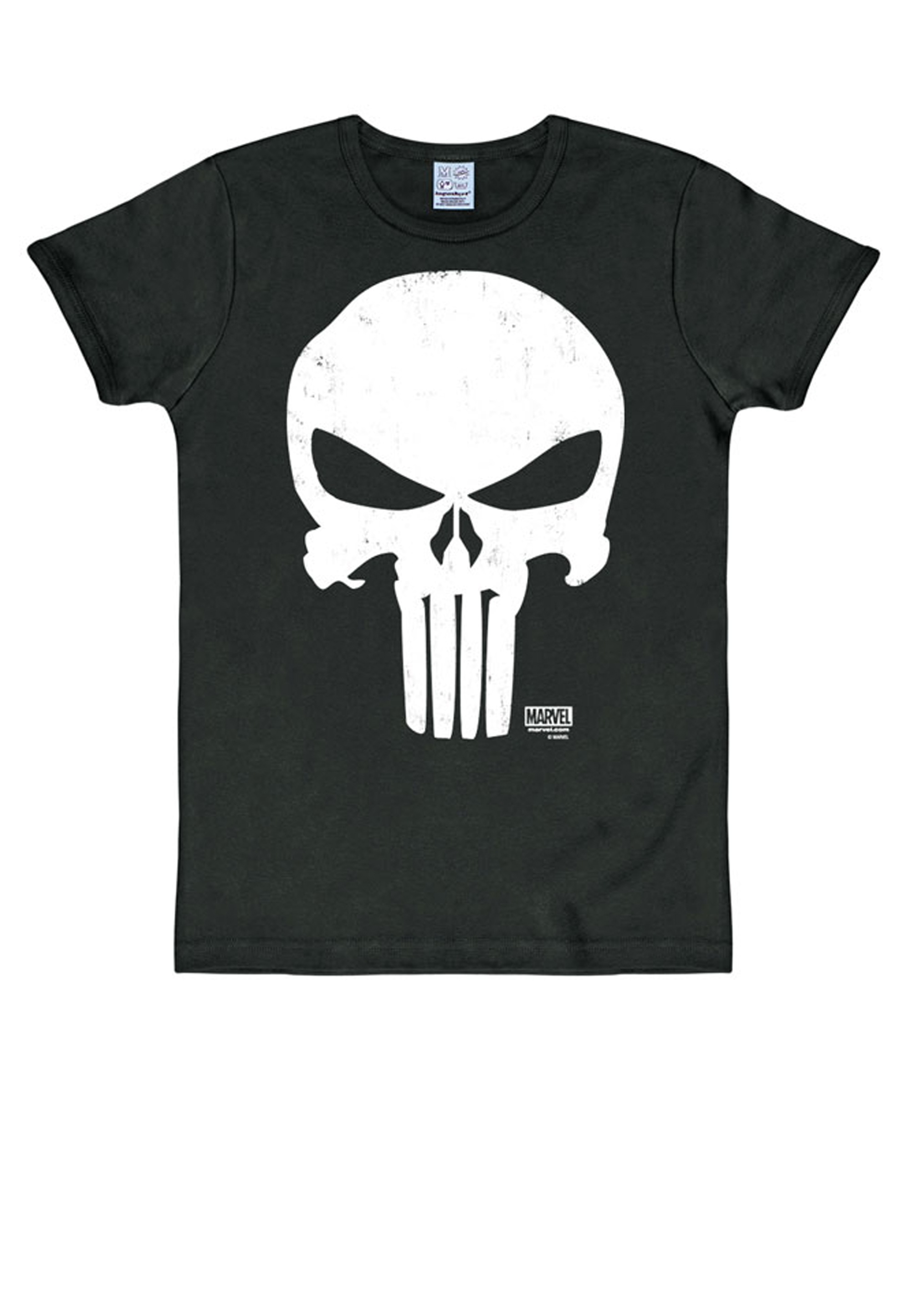 LOGOSHIRT T-Shirt »Marvel - Punisher«, mit großem Punisher-Print