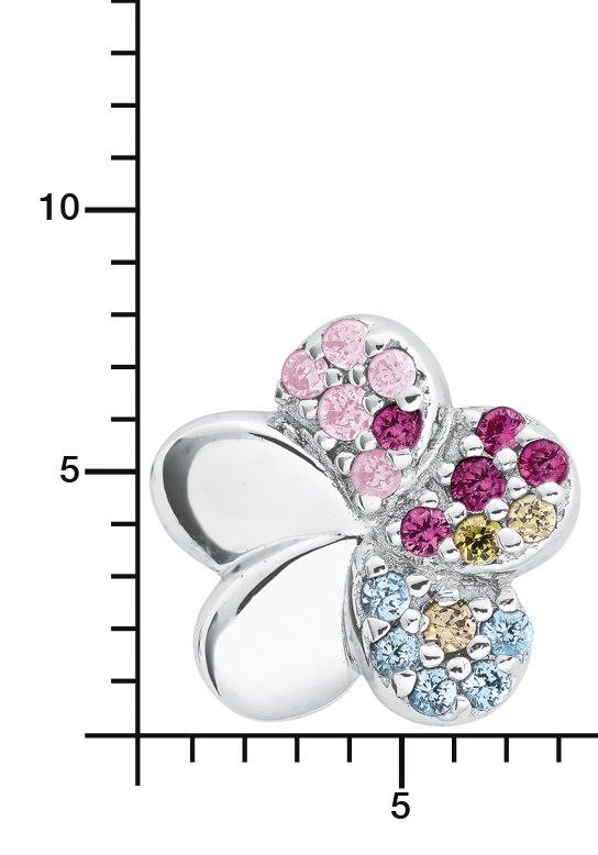Prinzessin Lillifee Paar Ohrstecker »Blüten« mit Zirkonia (synth.)