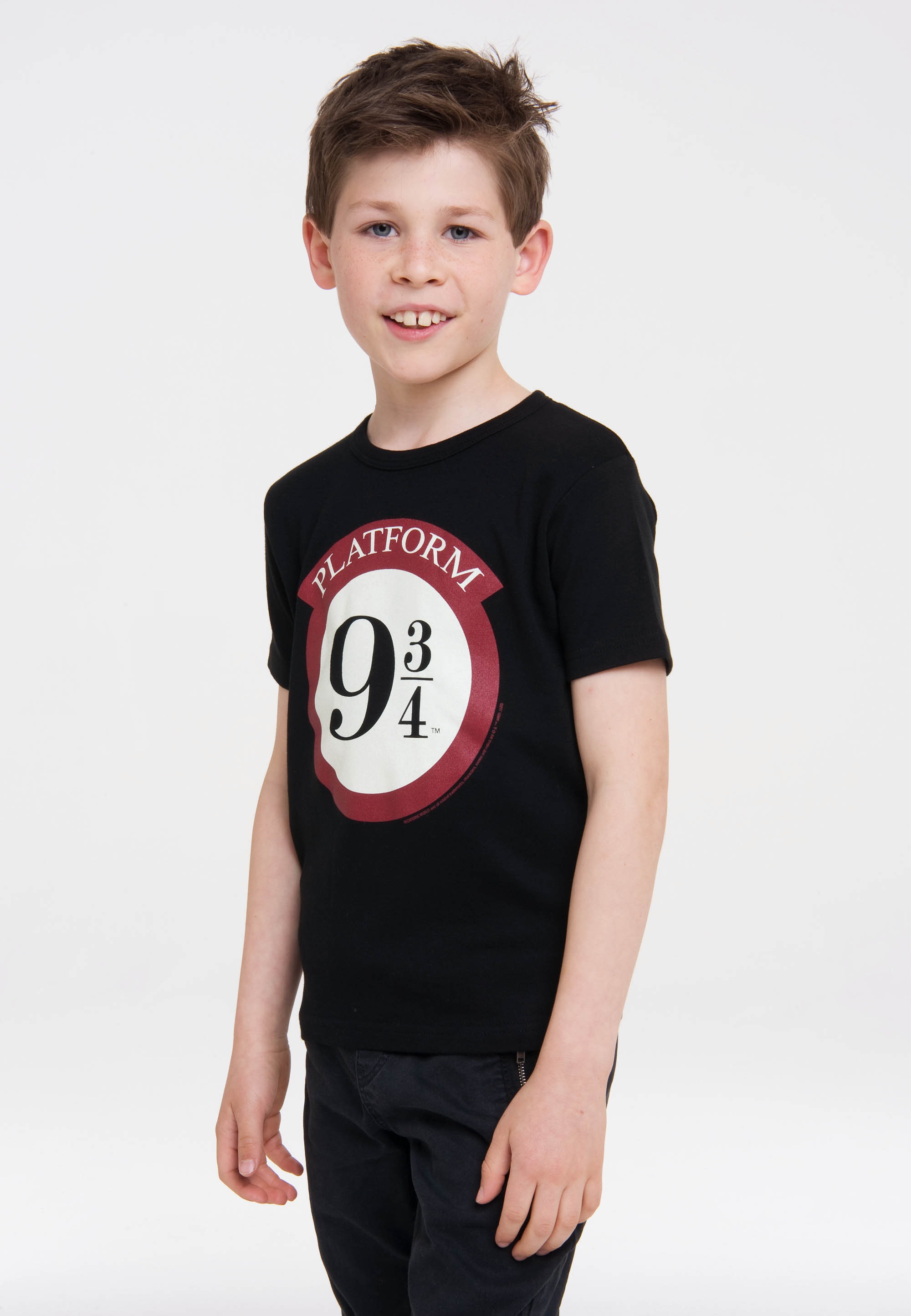 LOGOSHIRT T-Shirt »Harry BAUR 3/4«, 9 kaufen Originaldesign Platform Potter | mit - lizenziertem
