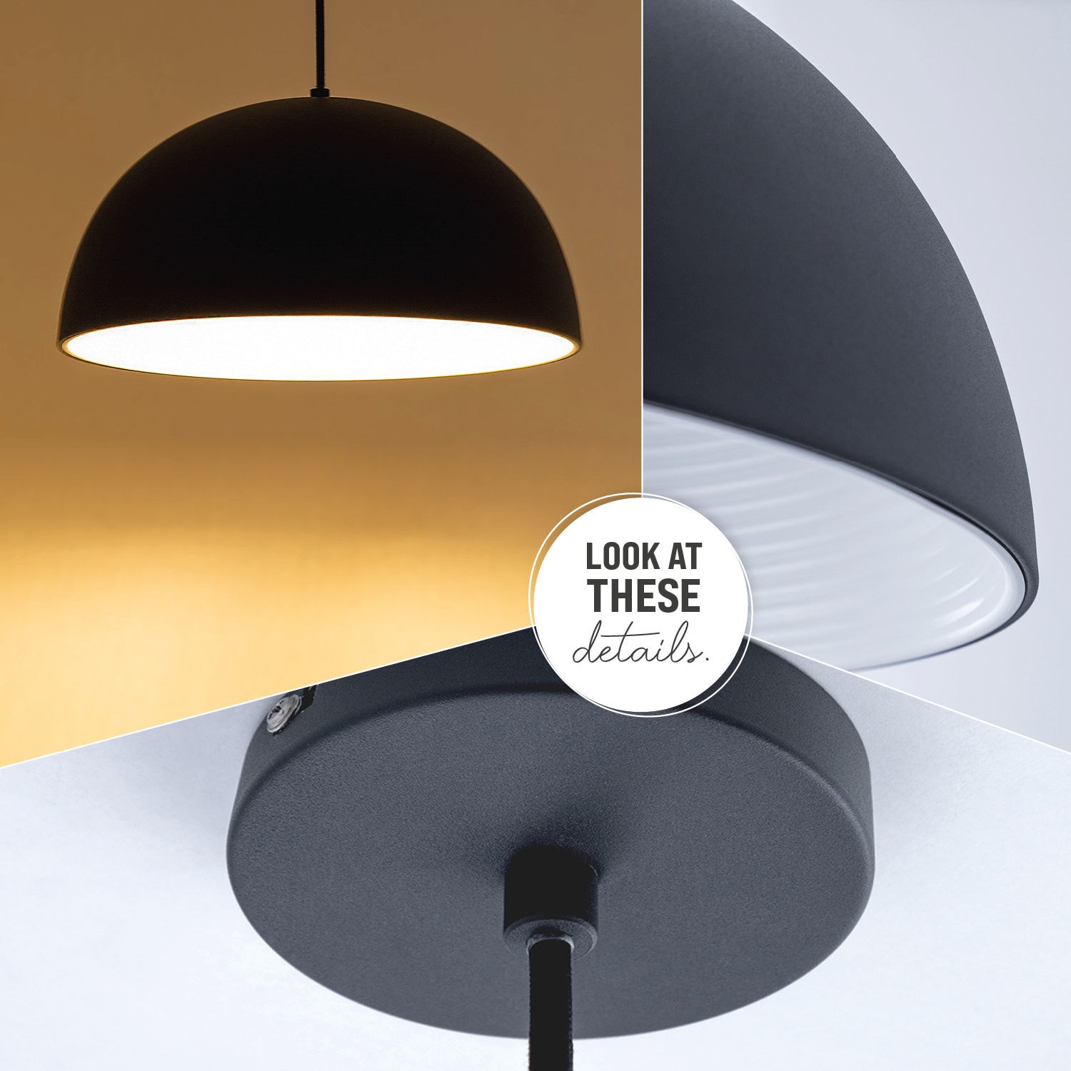 Paco Home Pendelleuchte »SAWYER«, 1 flammig, Leuchtmittel E27 | ohne Leuchtmittel, Hängelampe Esszimmer Küchenlampe Hängend 1,5m Textilkabel Ø 40,5cm