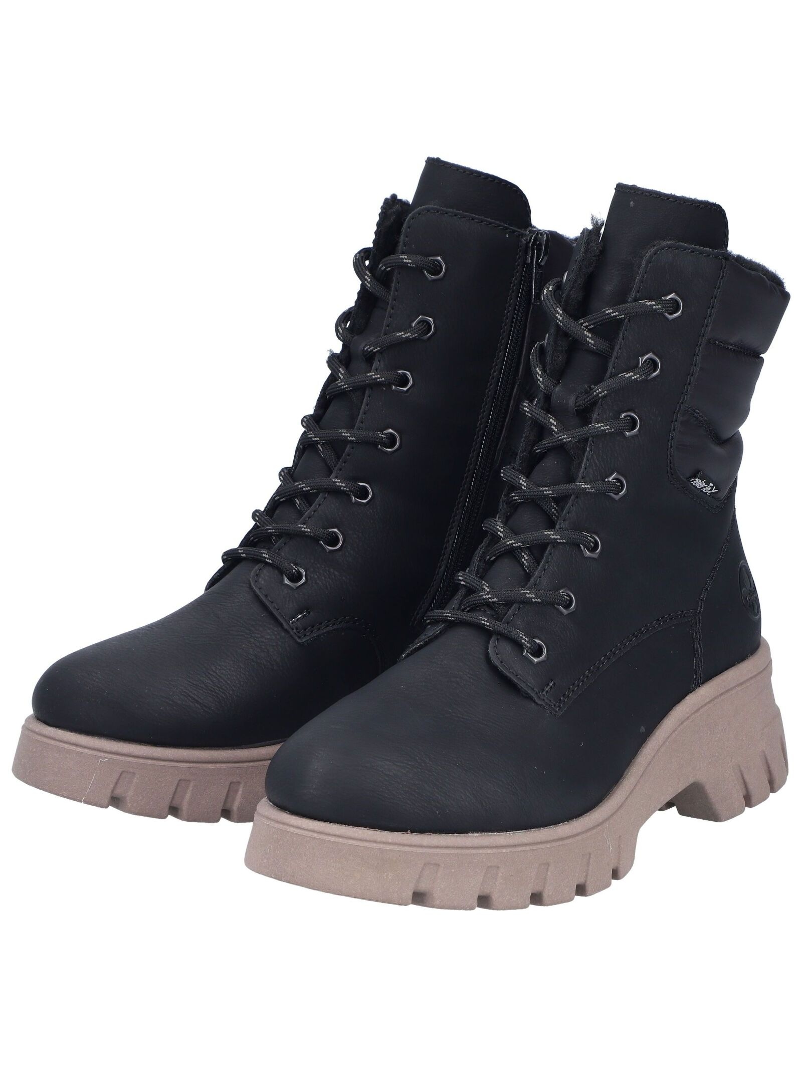Rieker Schnürstiefel »Rieker Stiefel Lederimitat/Textil«