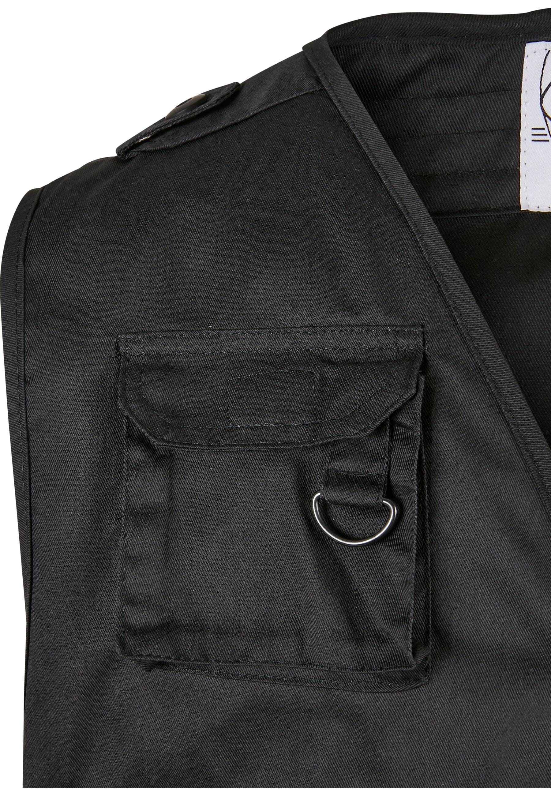 Karl Kani Steppweste »Karl Kani KK Small Signature Vest black«, (1 tlg.)