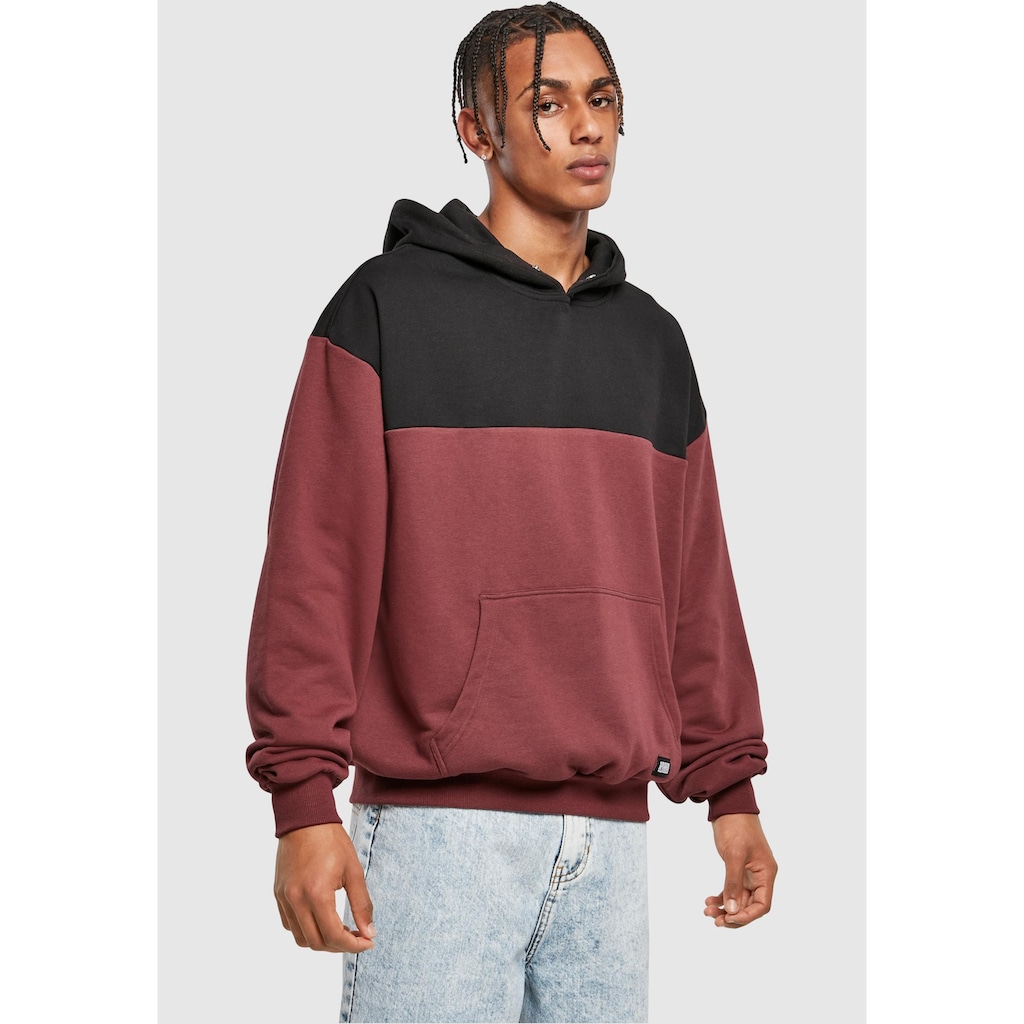 URBAN CLASSICS Sweatshirt »Urban Classics Herren Upper Block Hoody«, (1 tlg.)