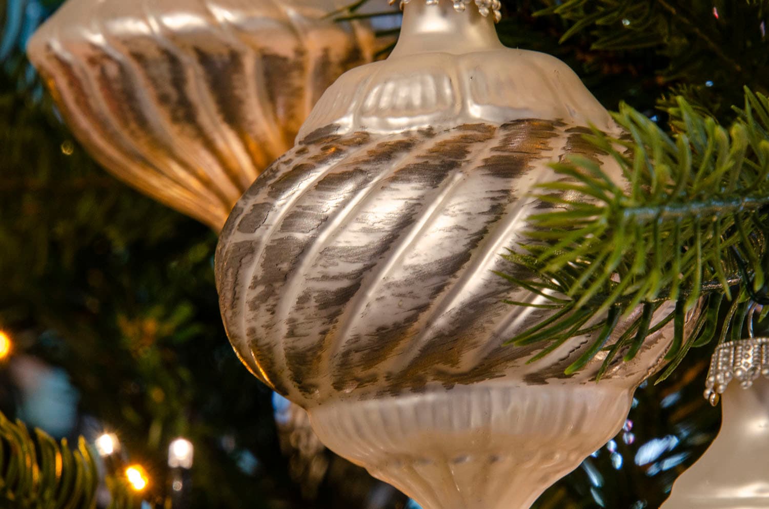 Guido Maria Kretschmer Home&Living Christbaumschmuck »Meerle, Weihnachtsbaumkugel, Christbaumkugel«, (Set, 6 tlg.), Weihnachtsdeko aus Glas, mundgeblasen und handbemalt