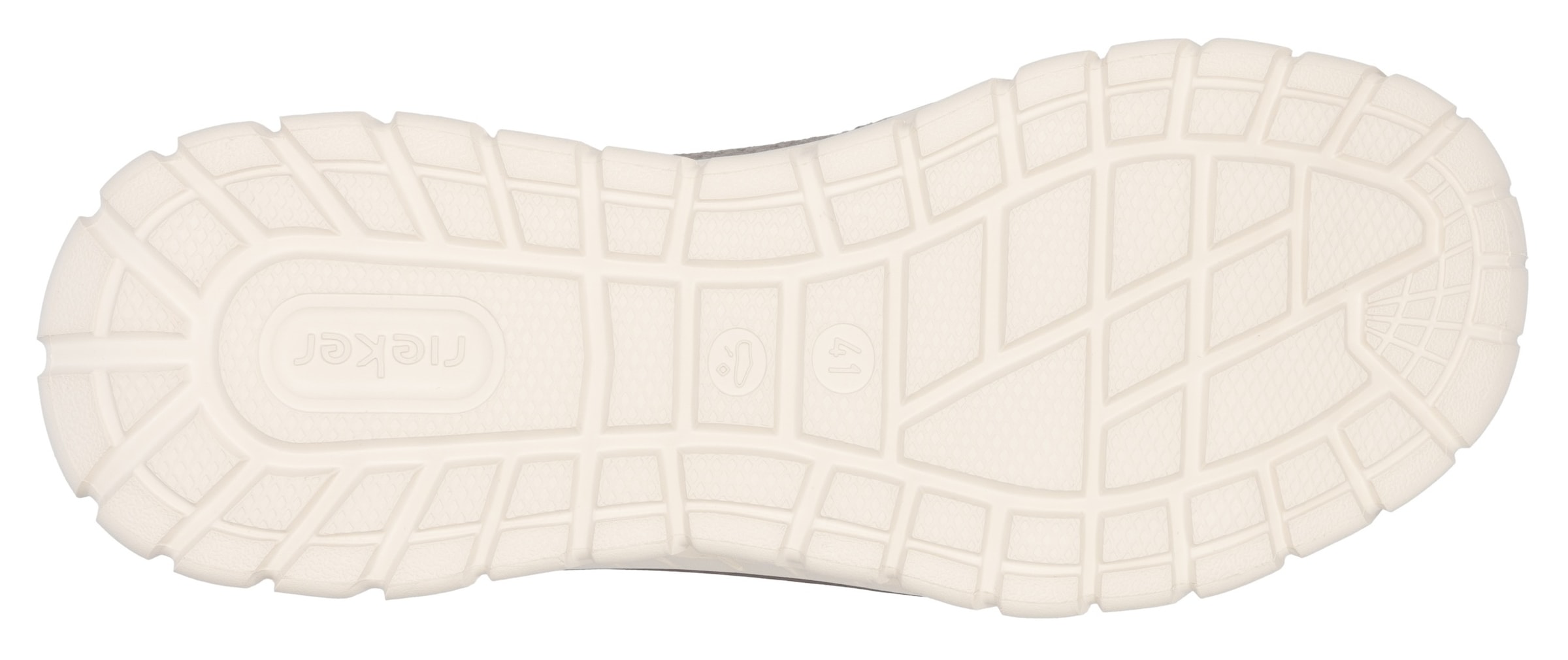 RIEKER Sport Slip-On Sneaker, Halbschuh, Freizeitschuh, Slipper mit modischer Laufsohle