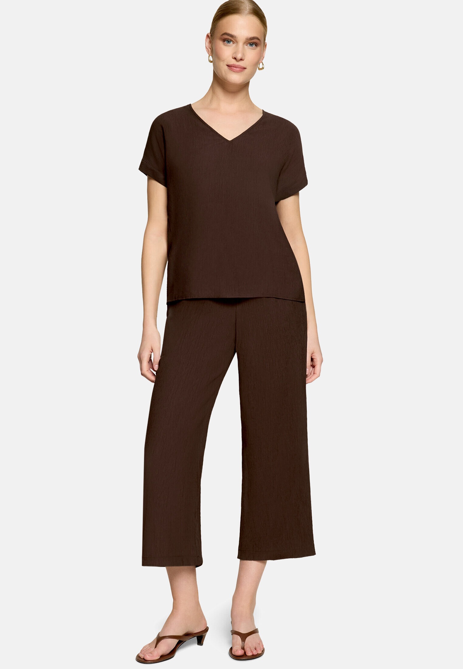 Zero Schlupfbluse "Damen kurzarm"
