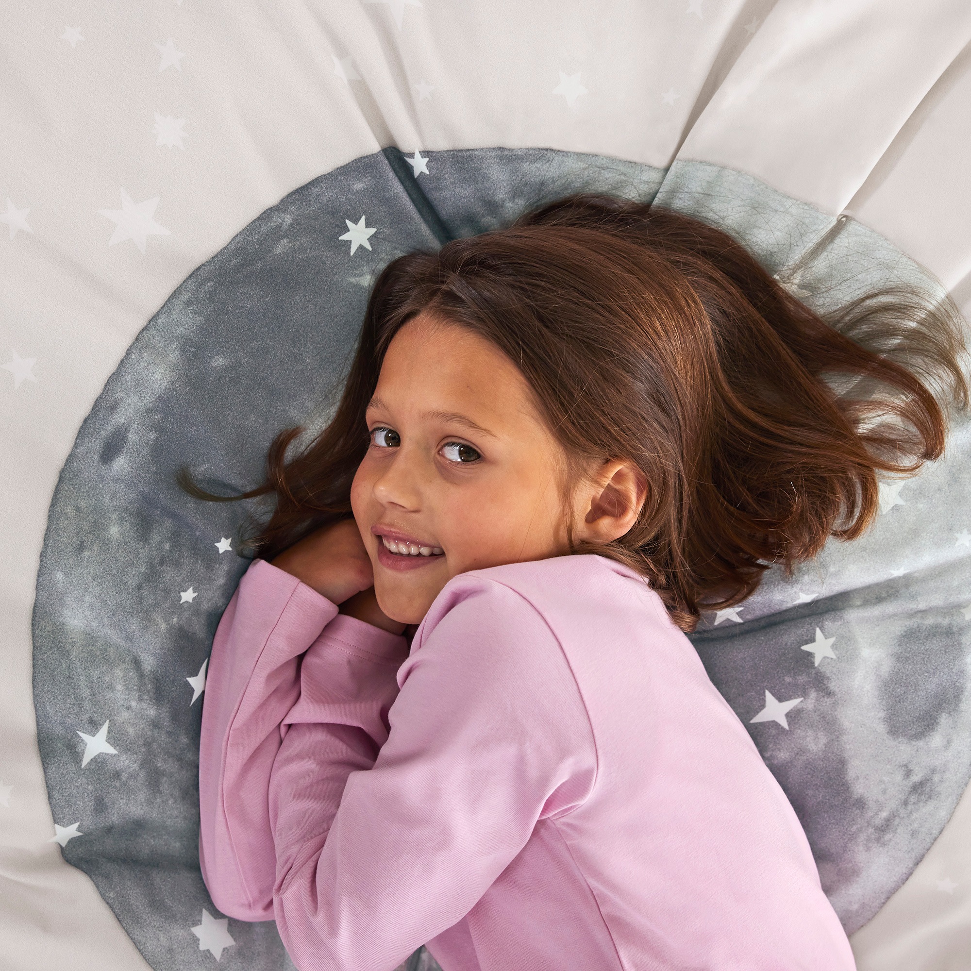 s.Oliver Kinderbettwäsche »Satinbettwäsche s.Oliver Junior Mond«, mit Sternenhimmel und Mond