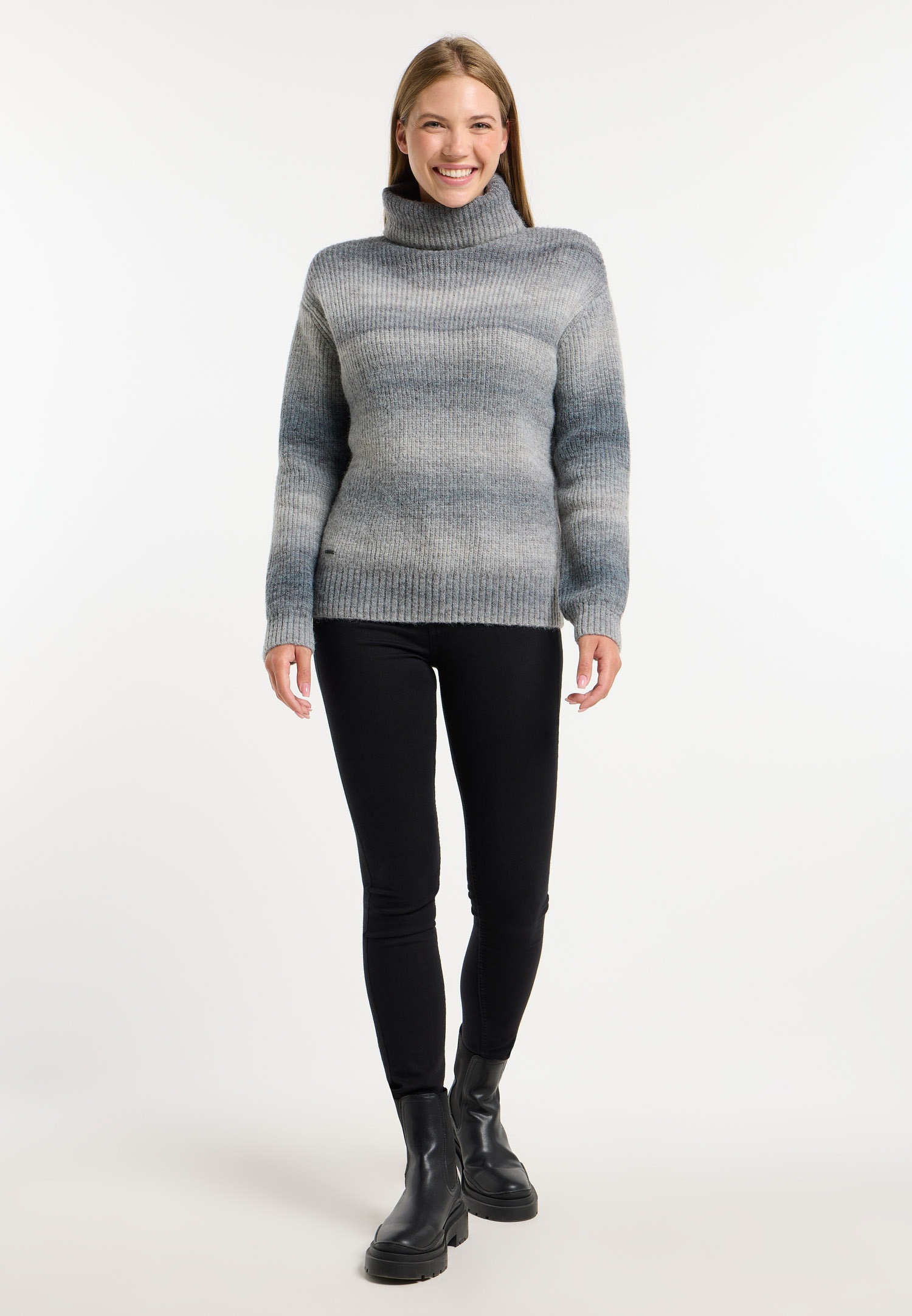 Ragwear Rollkragenpullover »SAFINA« pflegeleichter Materialmix, hoher Rollkragen