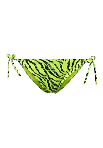 Bikini-Hose »STRING SIDE TIE-PRINT«, mit Logodetail