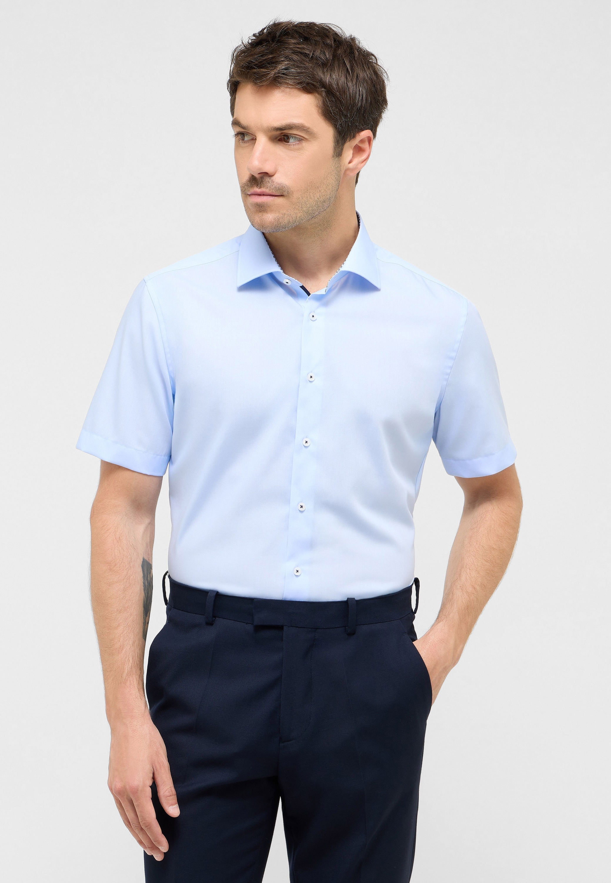 Eterna Kurzarmhemd "SLIM FIT", NON IRON (bügelfrei) günstig online kaufen