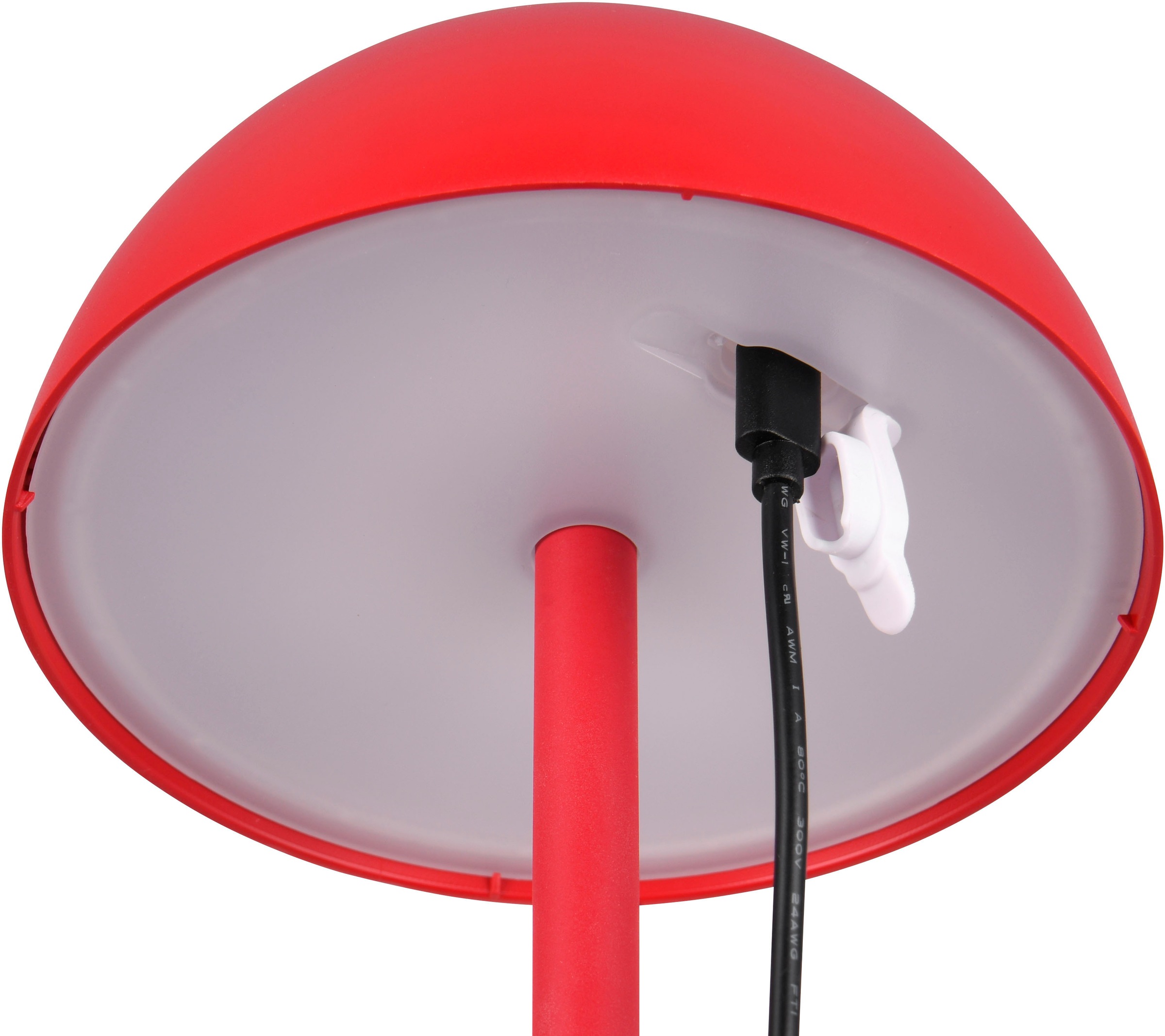 my home LED Außen-Tischleuchte »Abbey Tischleuchte (Stück)«, 1 flammig, Leuchtmittel LED-Board | LED fest integriert, Outdoor Akku Tischlampe Pilzdesign, USB-C, 4-fach Touch Dimmer, IP54