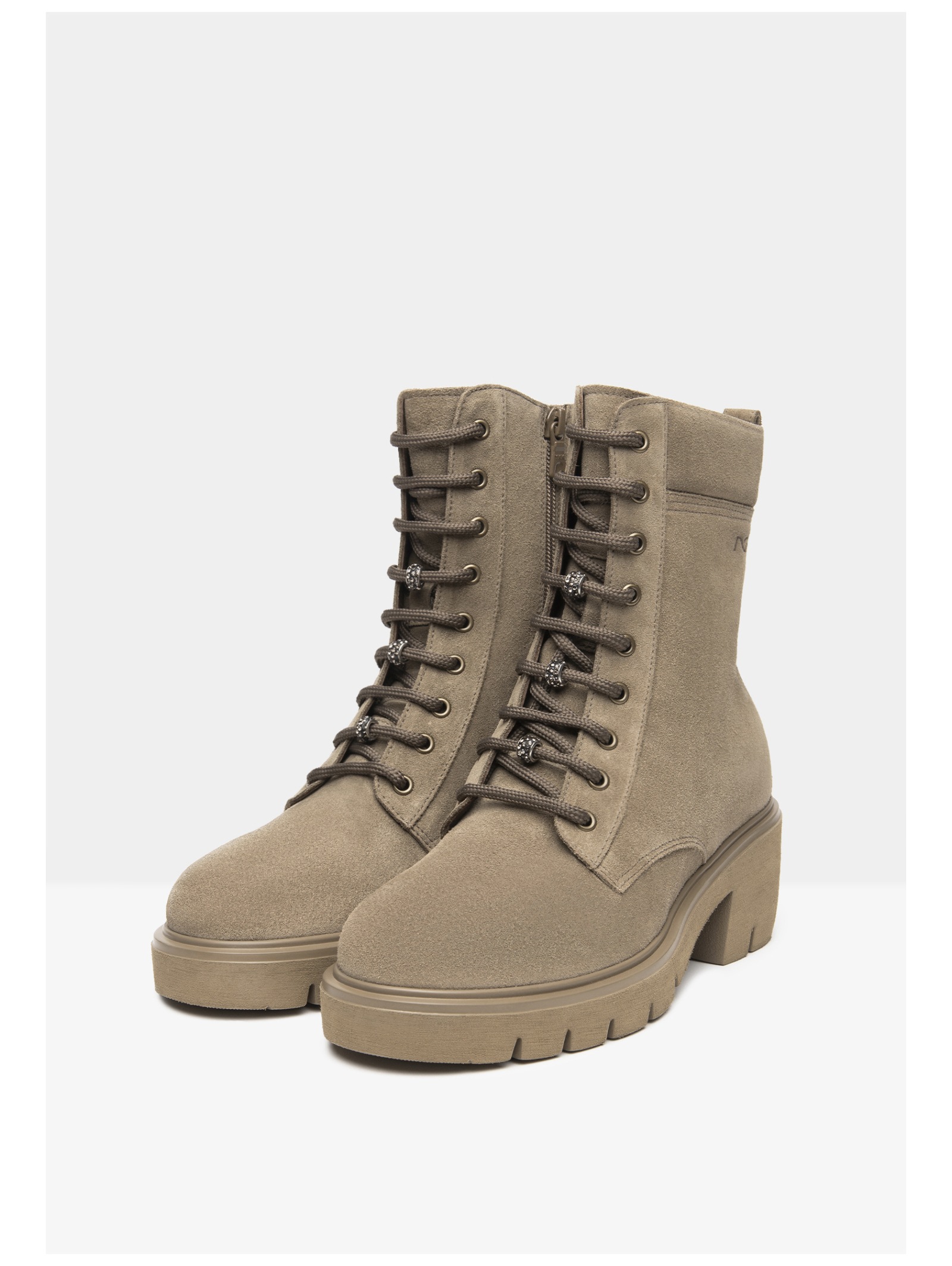 Nero Giardini Schnürstiefelette »Nero Giardini Stiefelette Veloursleder«