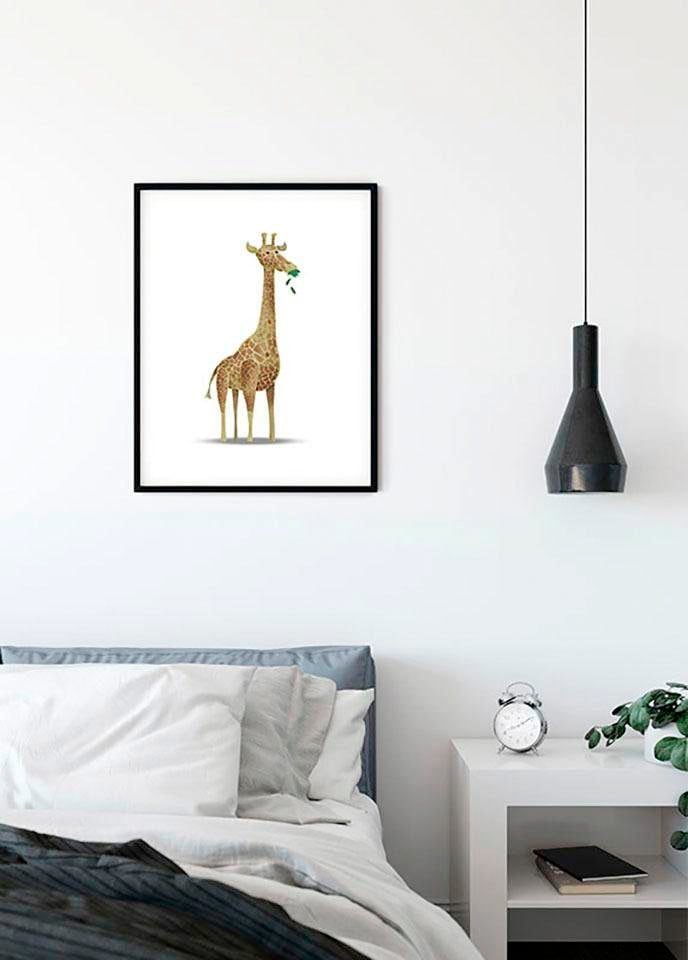 Komar Poster "Cute Animal Giraffe", Tiere, (1 St.), Kinderzimmer, Schlafzimmer, Wohnzimmer